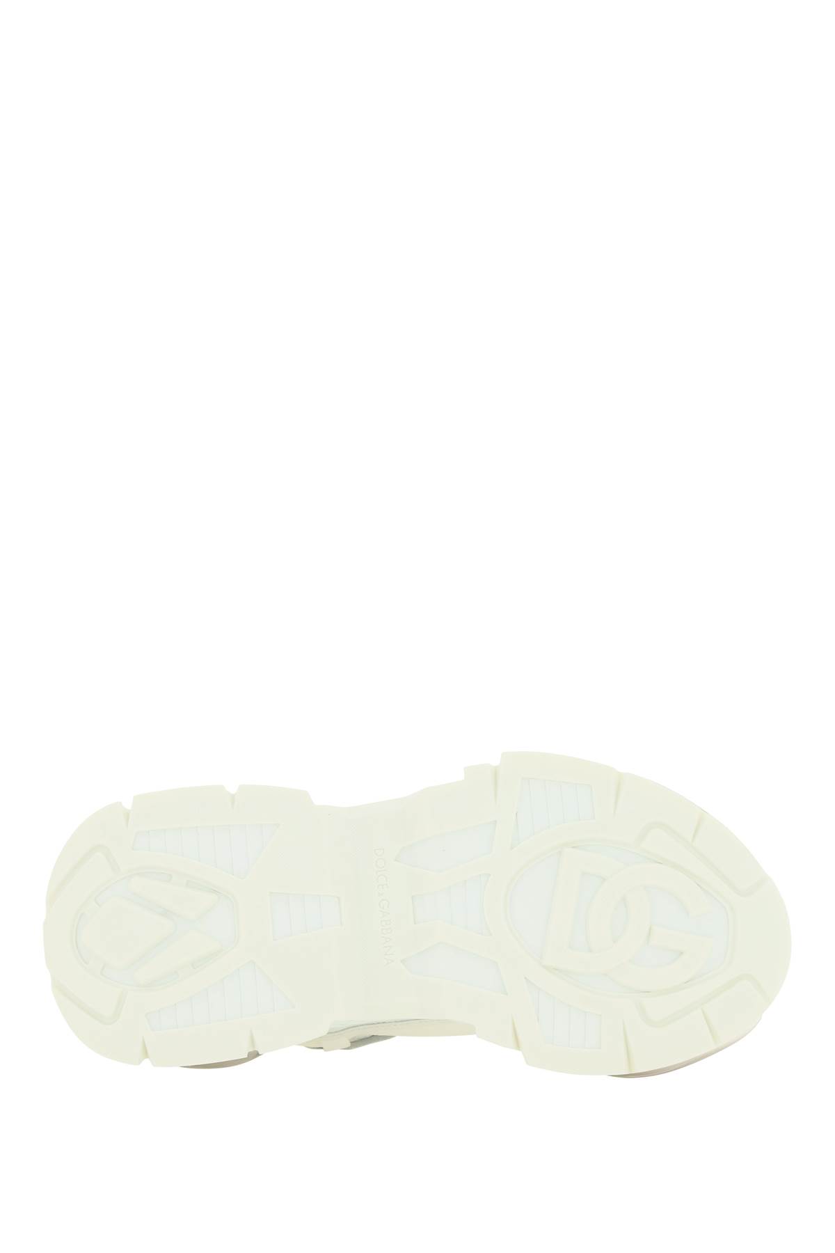 Dolce & Gabbana White Mixed-material Airmaster Sneakers In White