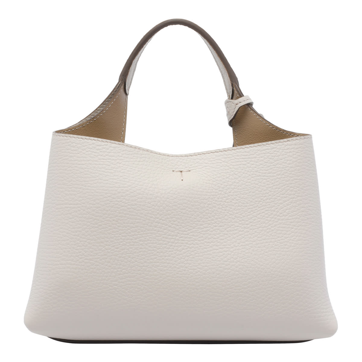 Tod's Micro Leather Handbag In Gray