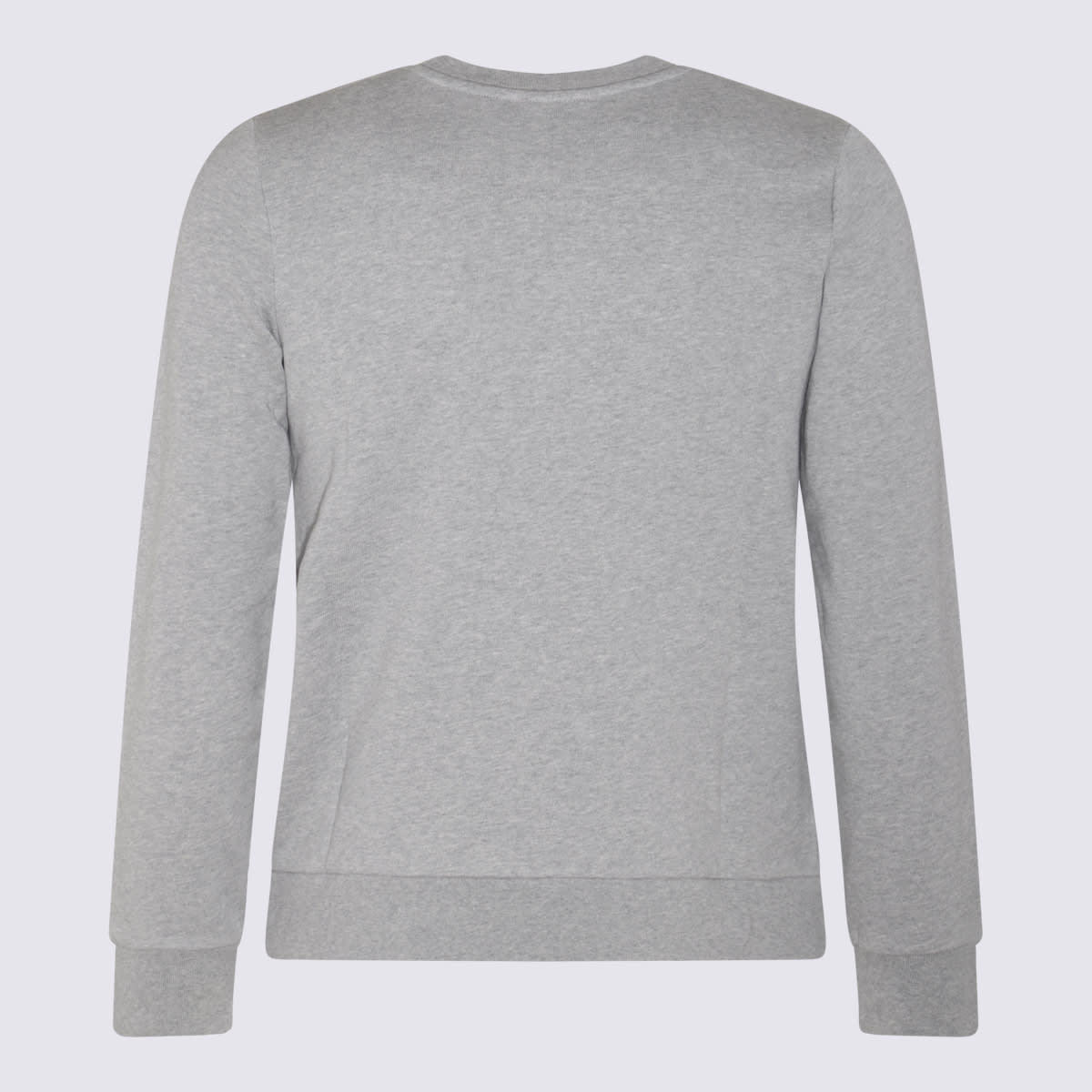 Apc Hathered Grey Cotton Sweatshirt