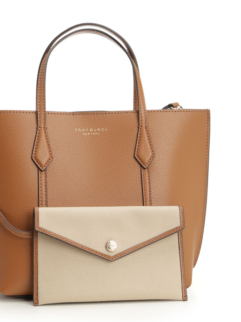 Tory Burch Perry Small Tote Bags In Brown