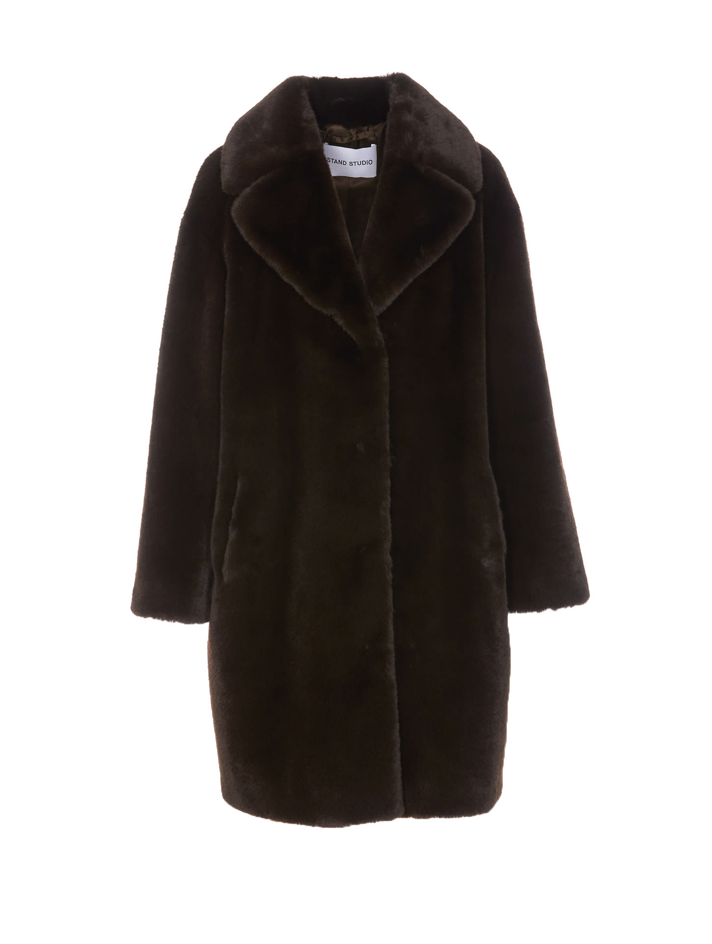 Shop Stand Studio Camille Coat In Brown