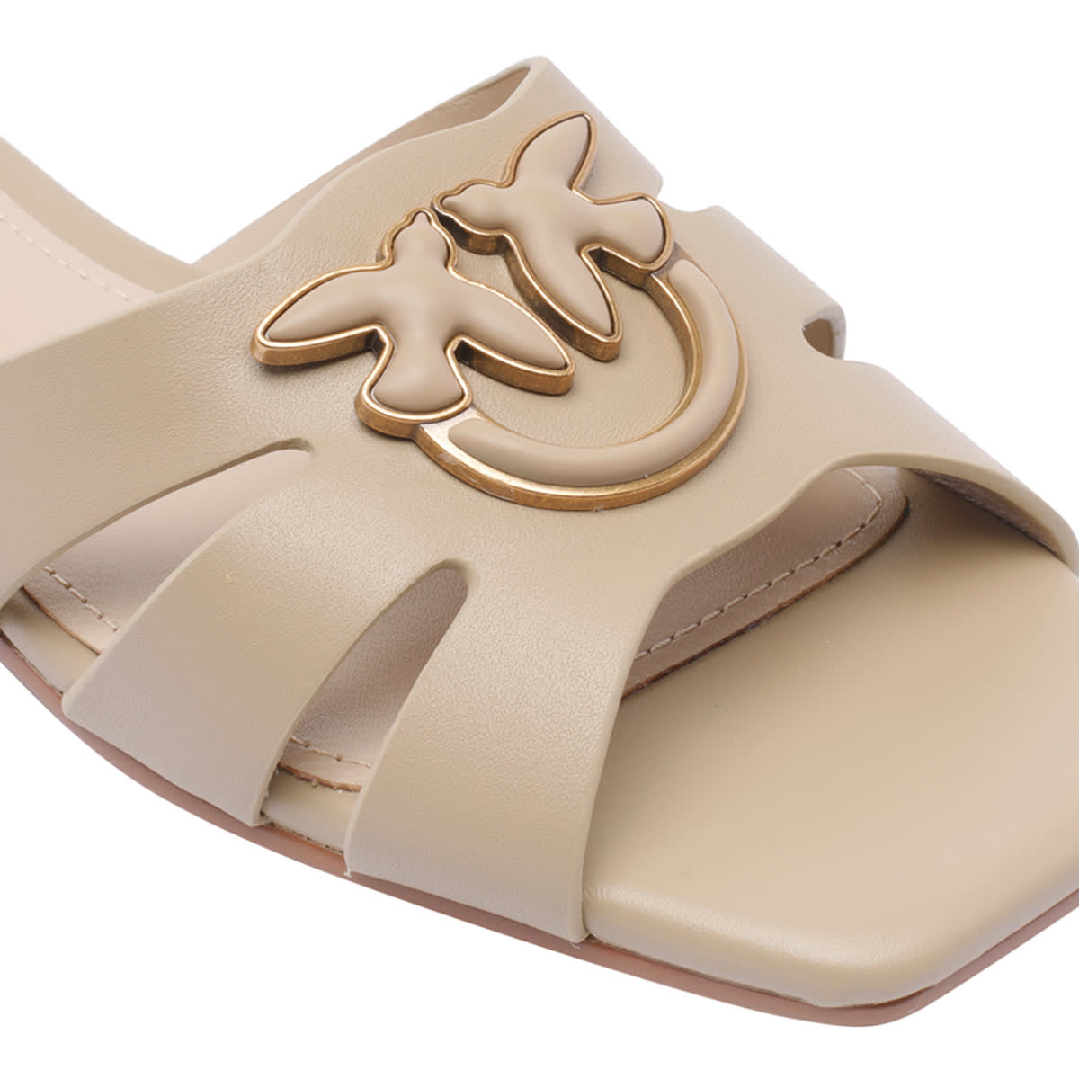 Shop Pinko Marli Sandals In Beige