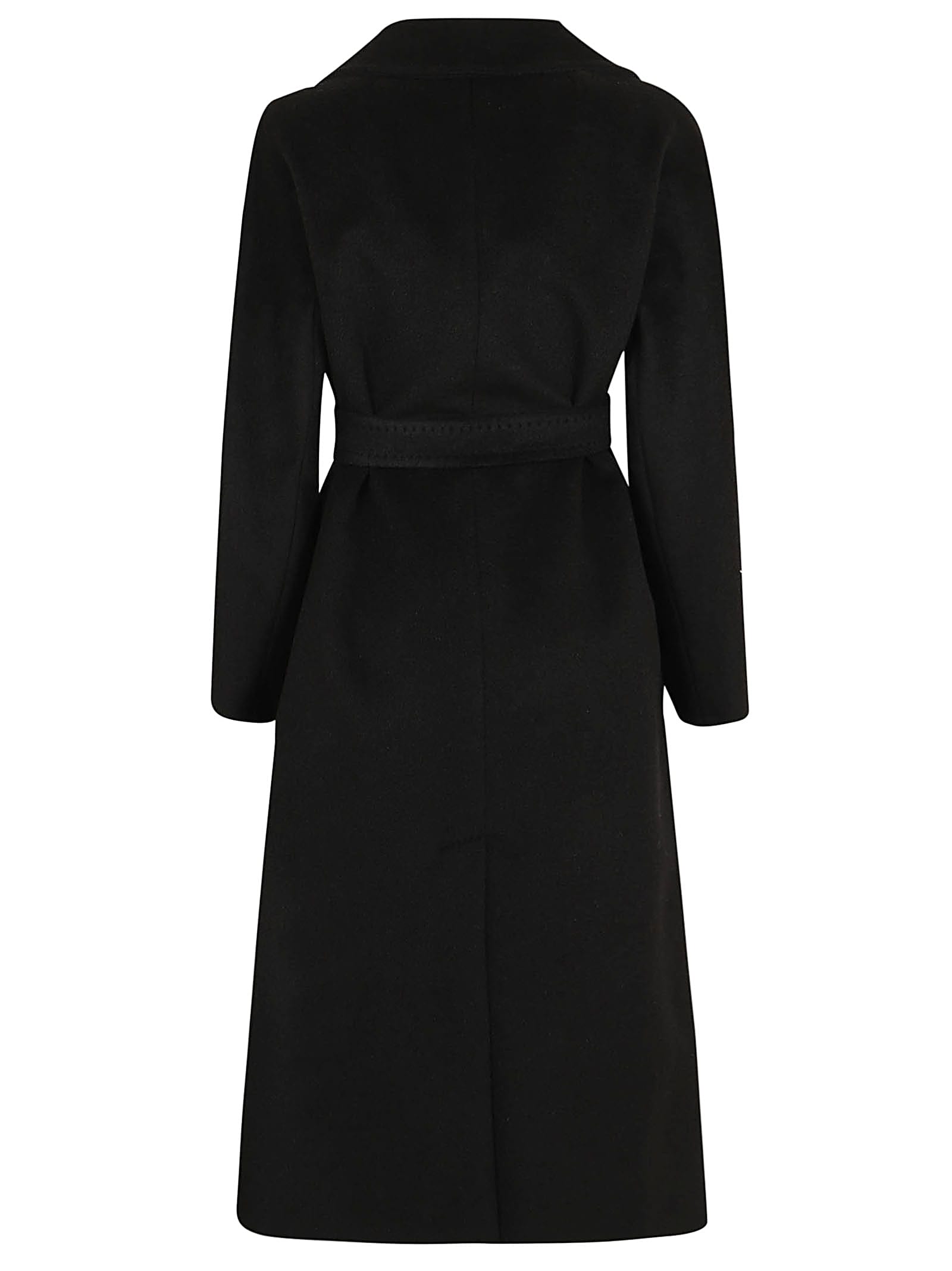 Shop Weekend Max Mara Tempera Coat In Black