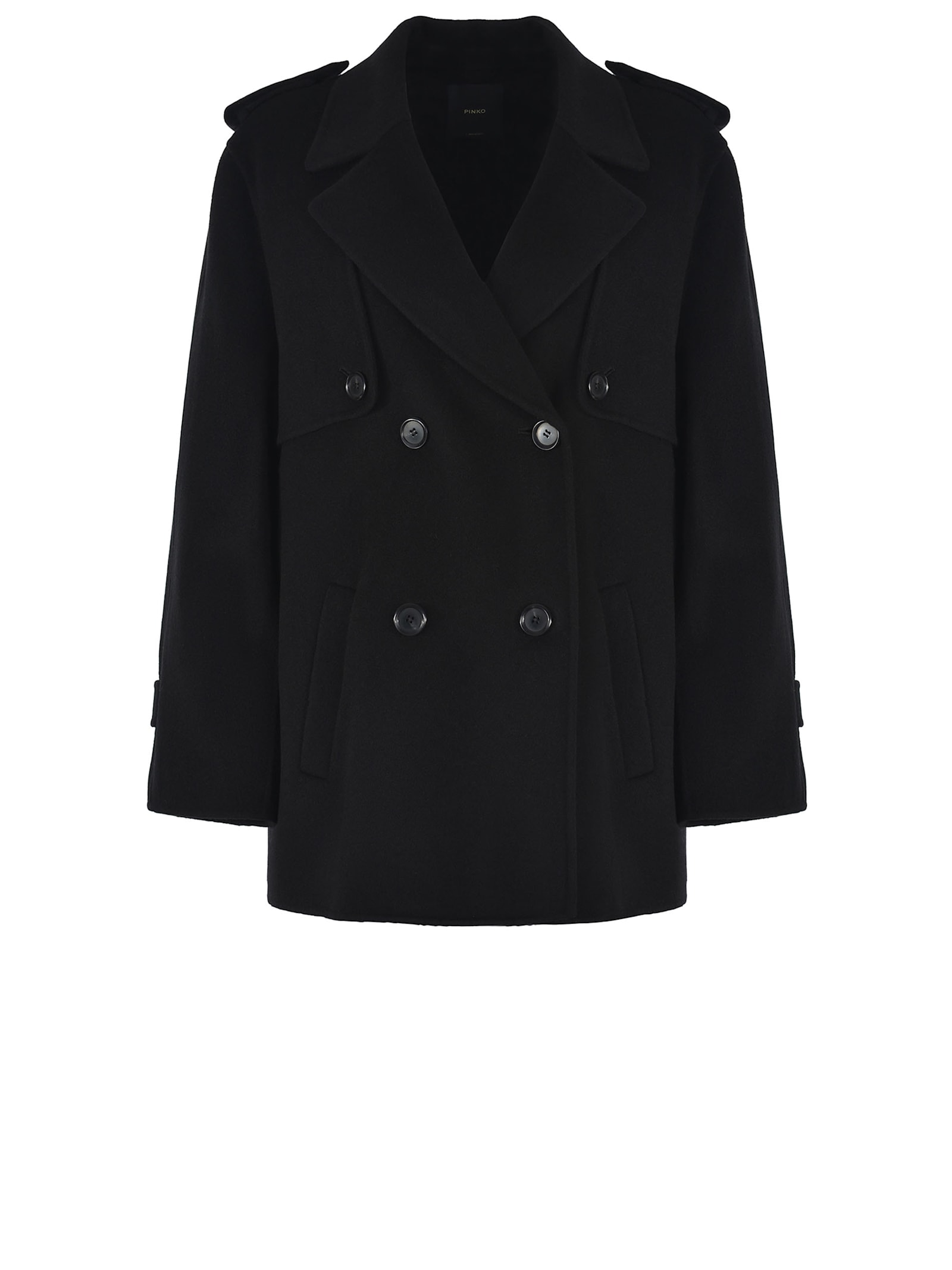 Trench Coat Pinko torcia Made Of Wool