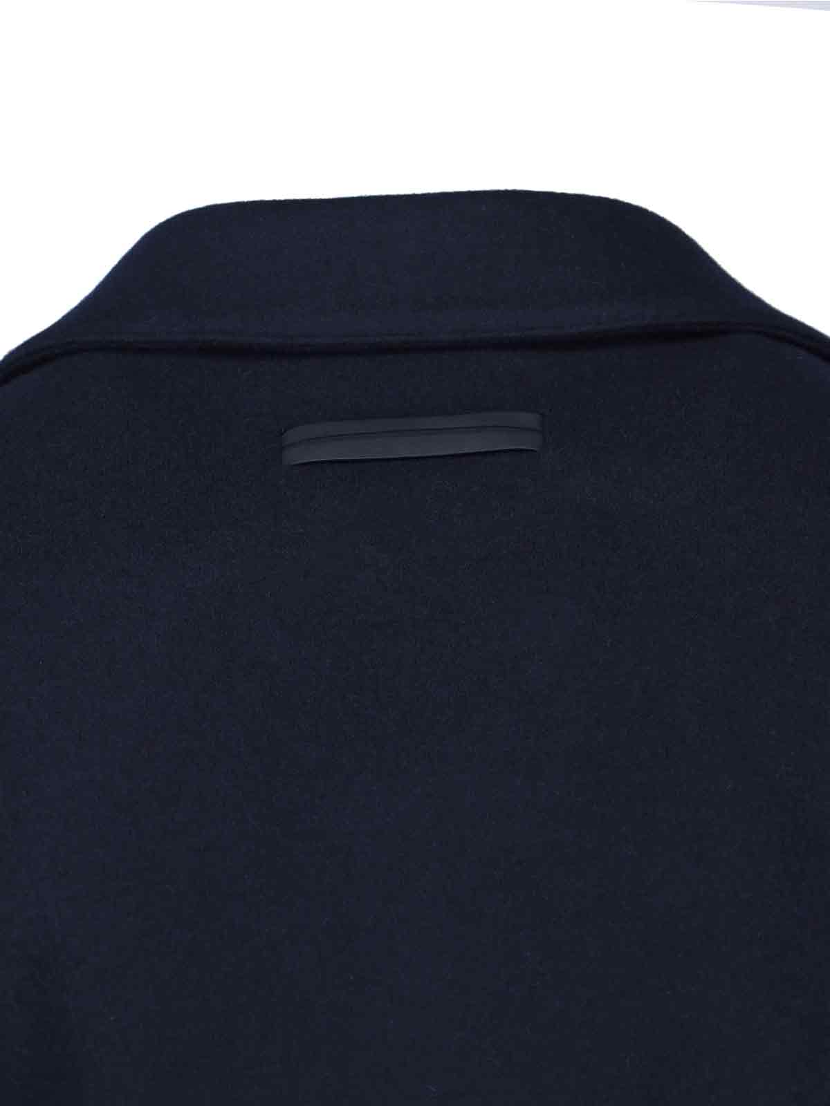 Zegna Wool And Cashmere Blend Shirt Jacket In Blue