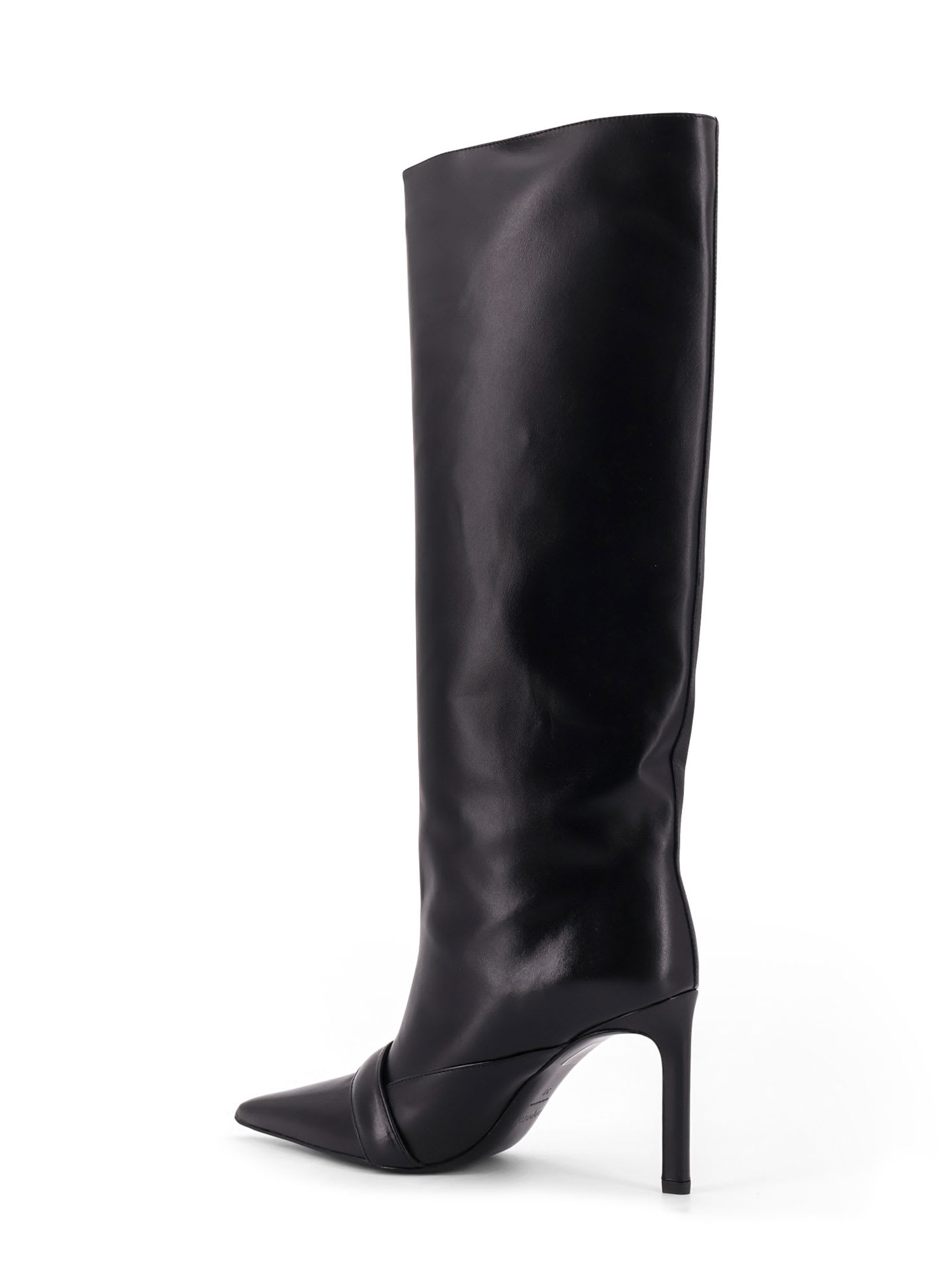 Coperni Knee-high Boots With Pointed Toes In Black