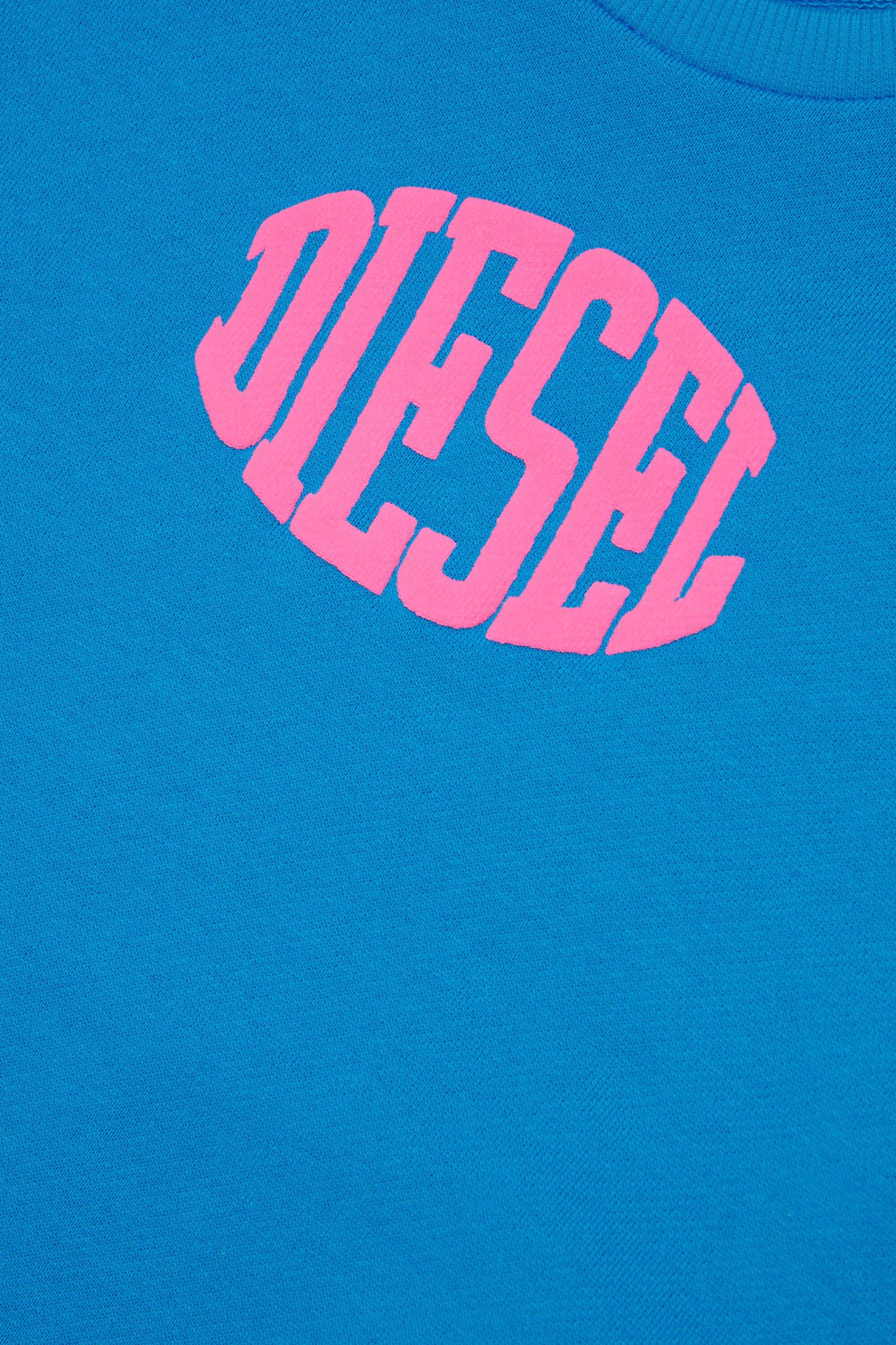 Shop Diesel Siwi Sweat-shirt  Crew-neck Sweatshirt With Puffy Print
