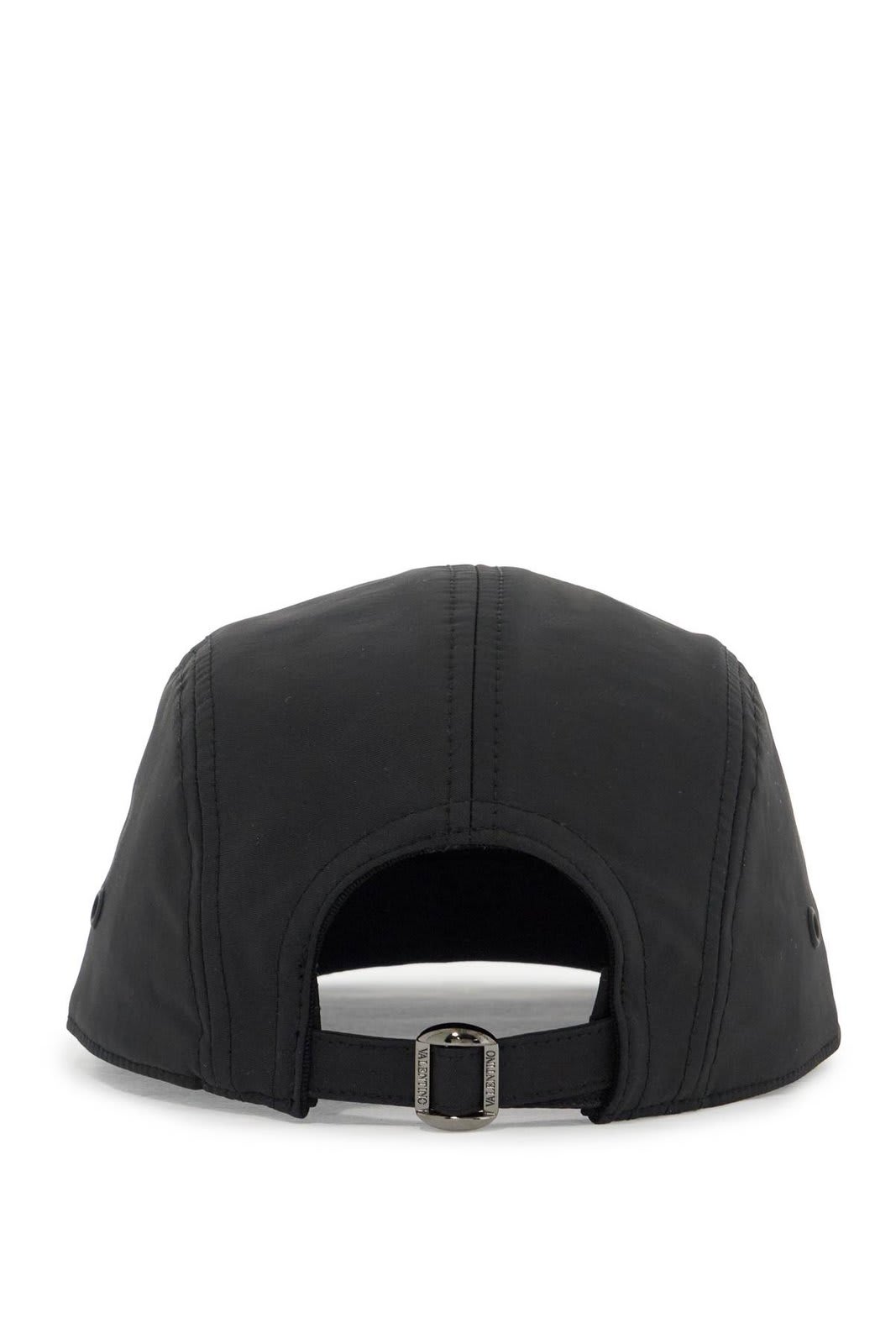 Shop Valentino Logo Embroidered Baseball Cap In Nero