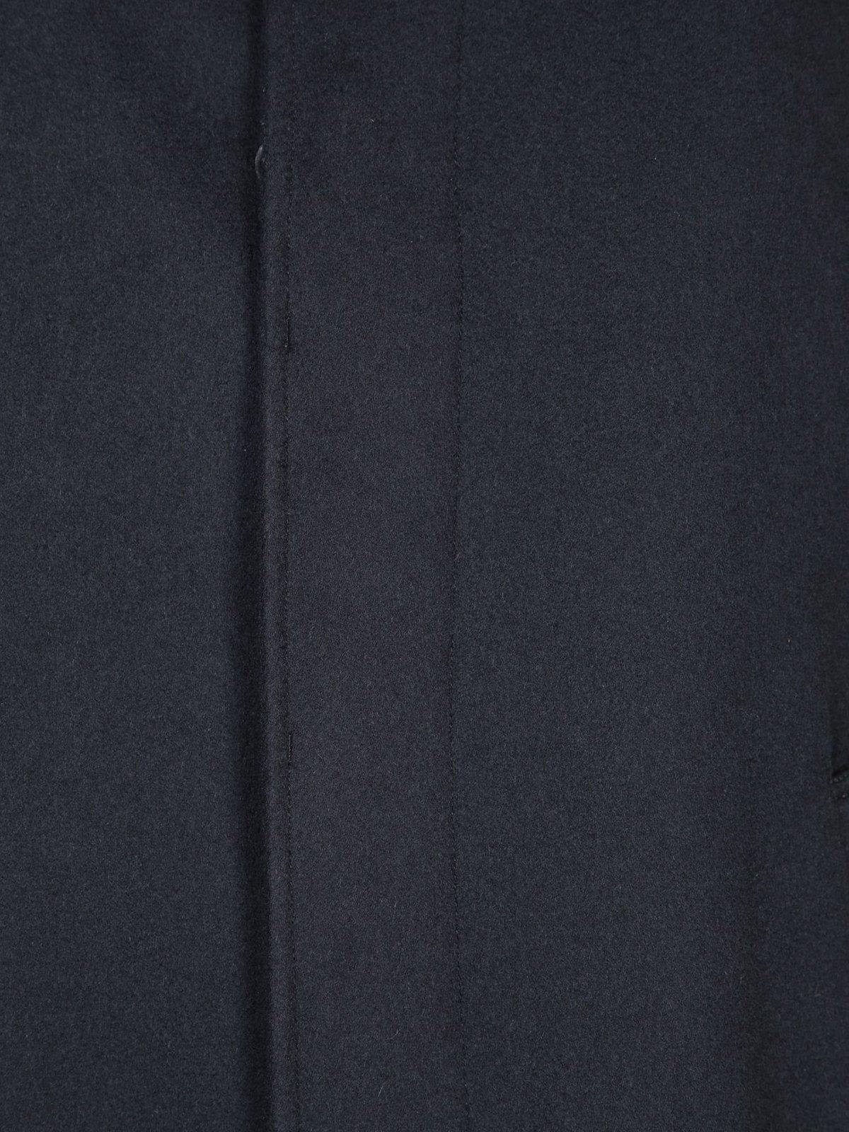 Shop Herno Mid-length Tailored Coat In Blue