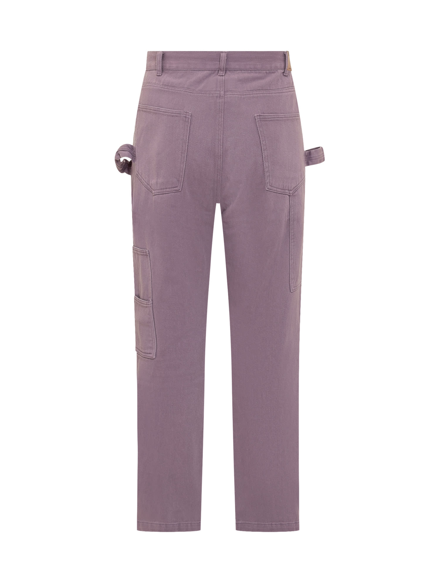 Shop Kidsuper Swingset Jeans In Purple
