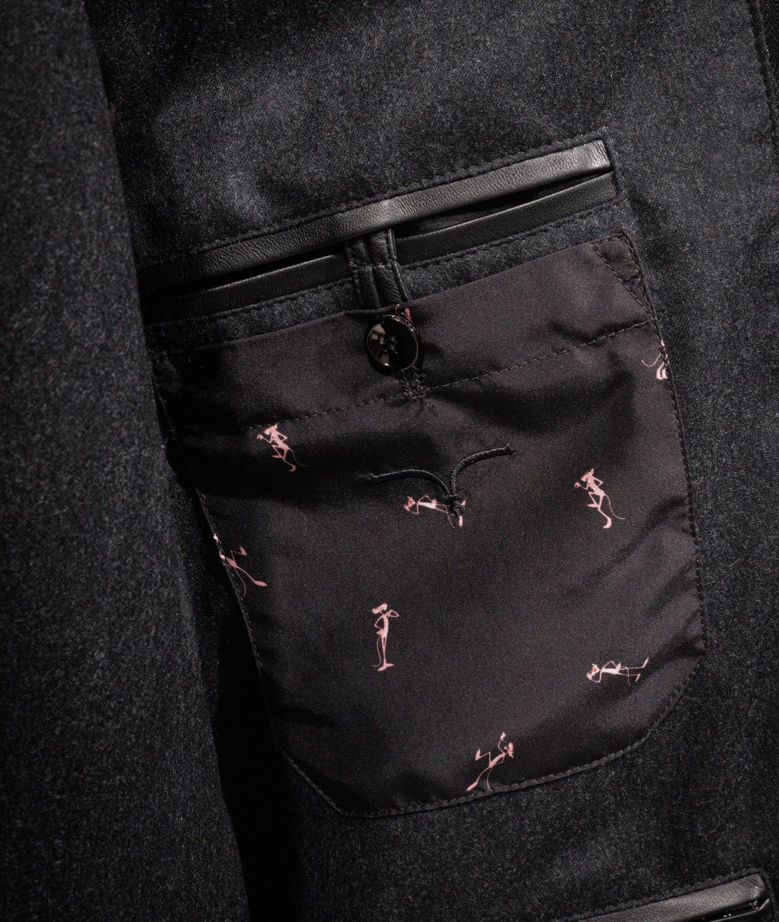 Larusmiani Pink Panther Down Jacket Fleece In Black