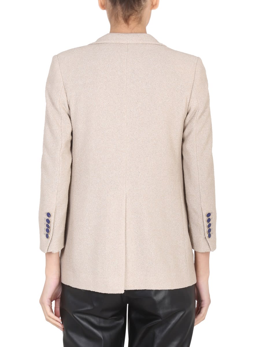 Shop Saulina Milano Antonia Jacket In Beige