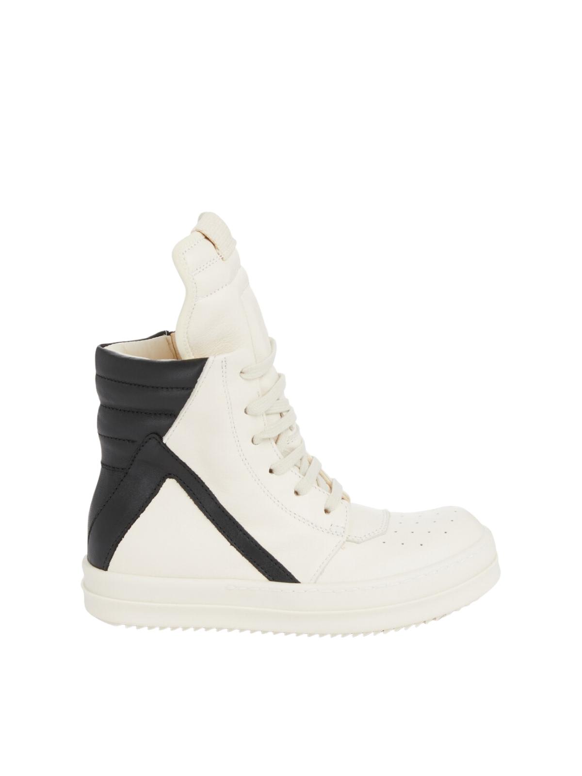 Rick Owens Geobaskets Leather Sneakers