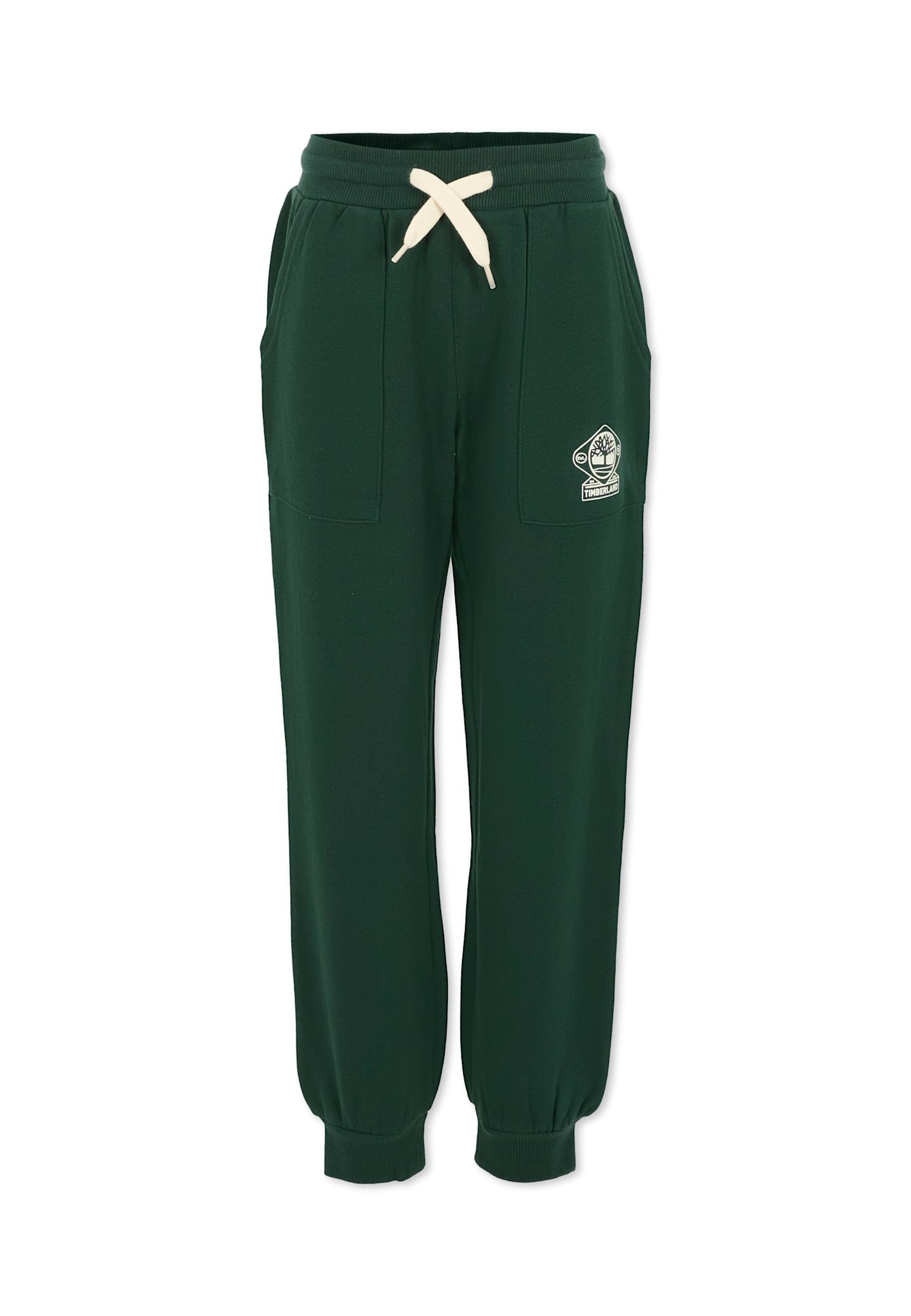 Timberland Green Trousers For Boy With Logo In Green