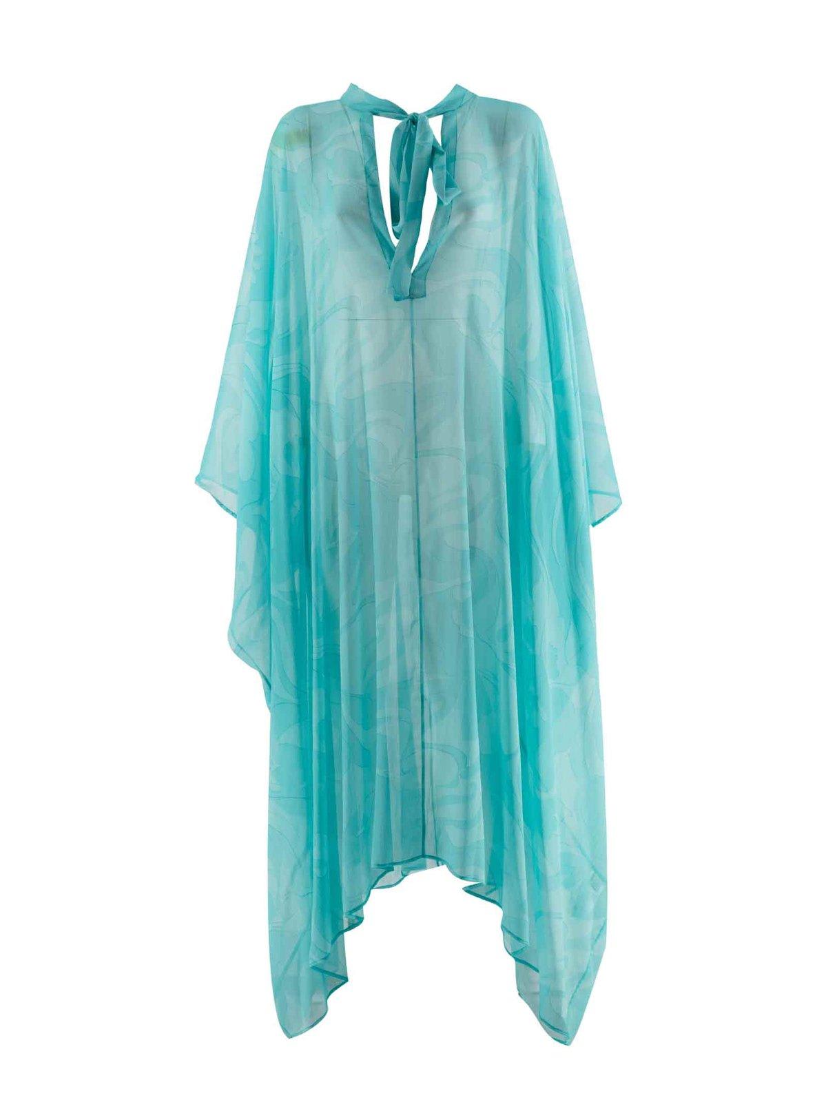Etro Robe Paisley Semi-sheer Dress