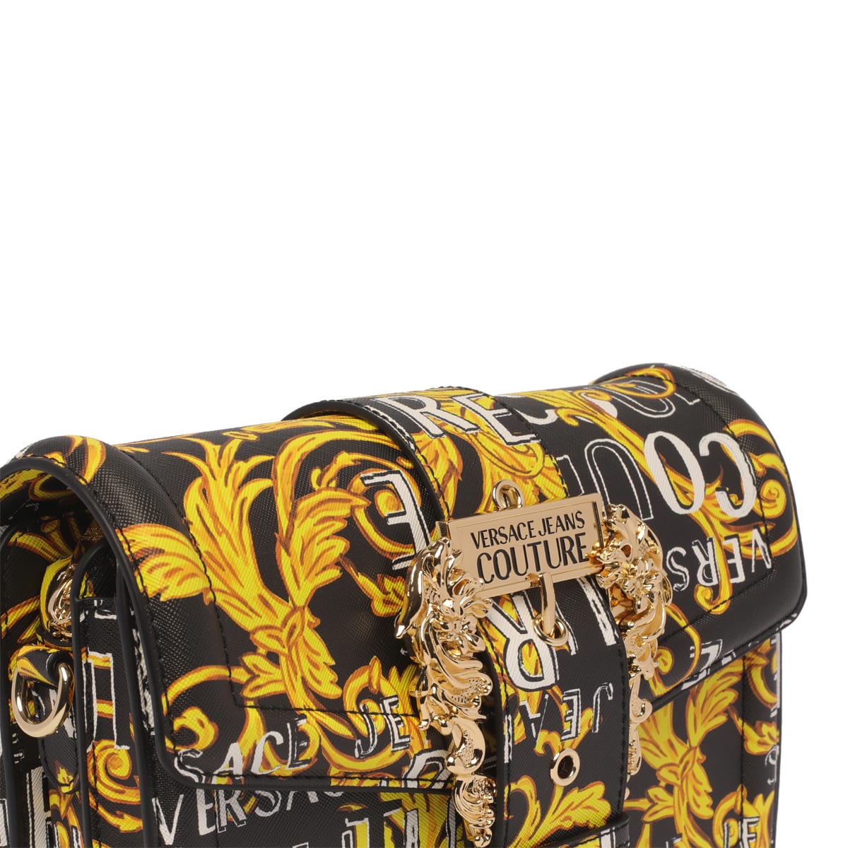 Versace Jeans Couture Logo Couture Crossbody Bag In Black