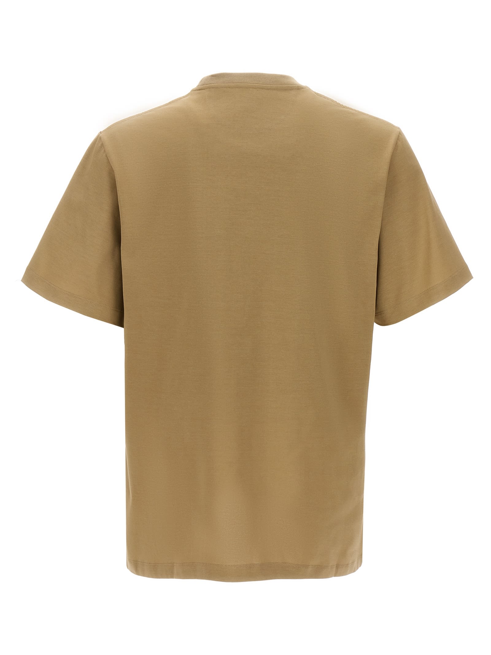 Shop Fendi Ff T-shirt In Beige