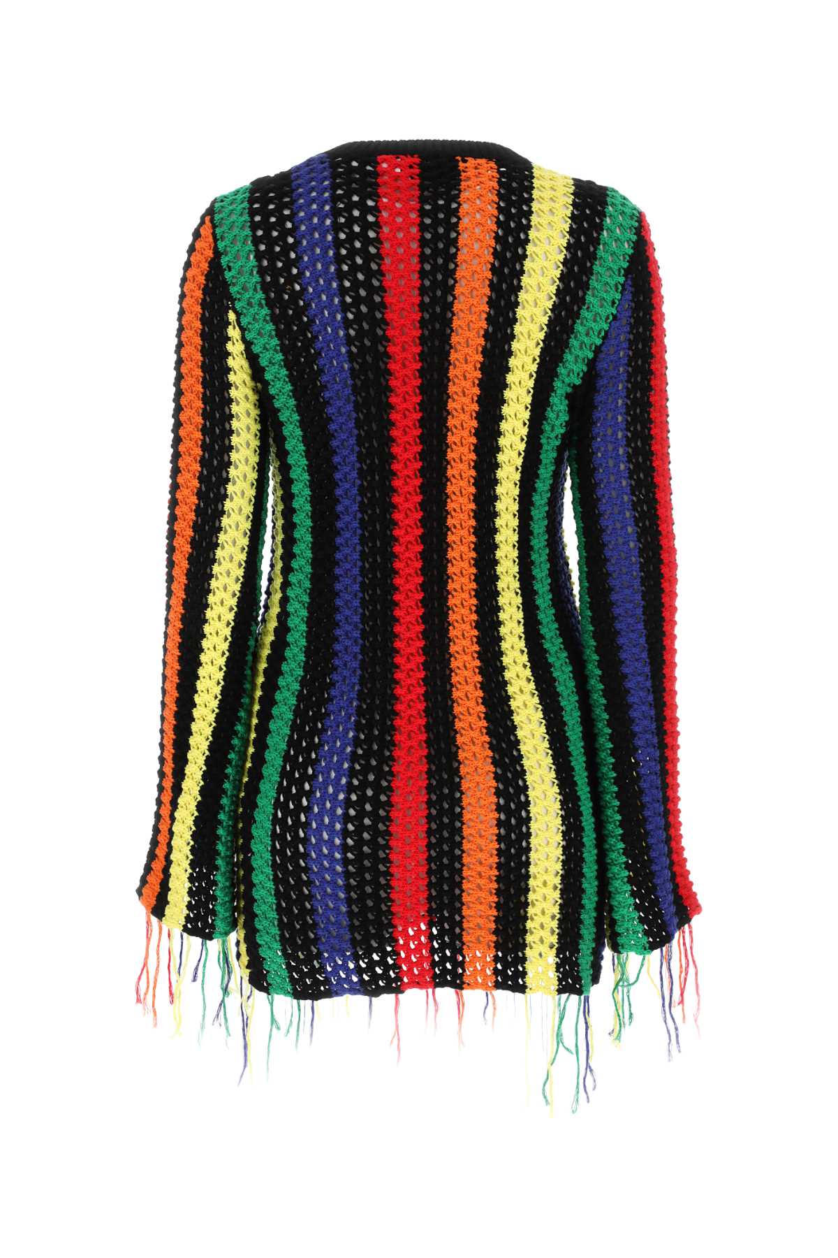 Shop Msgm Multicolor Cotton Sweater In 03