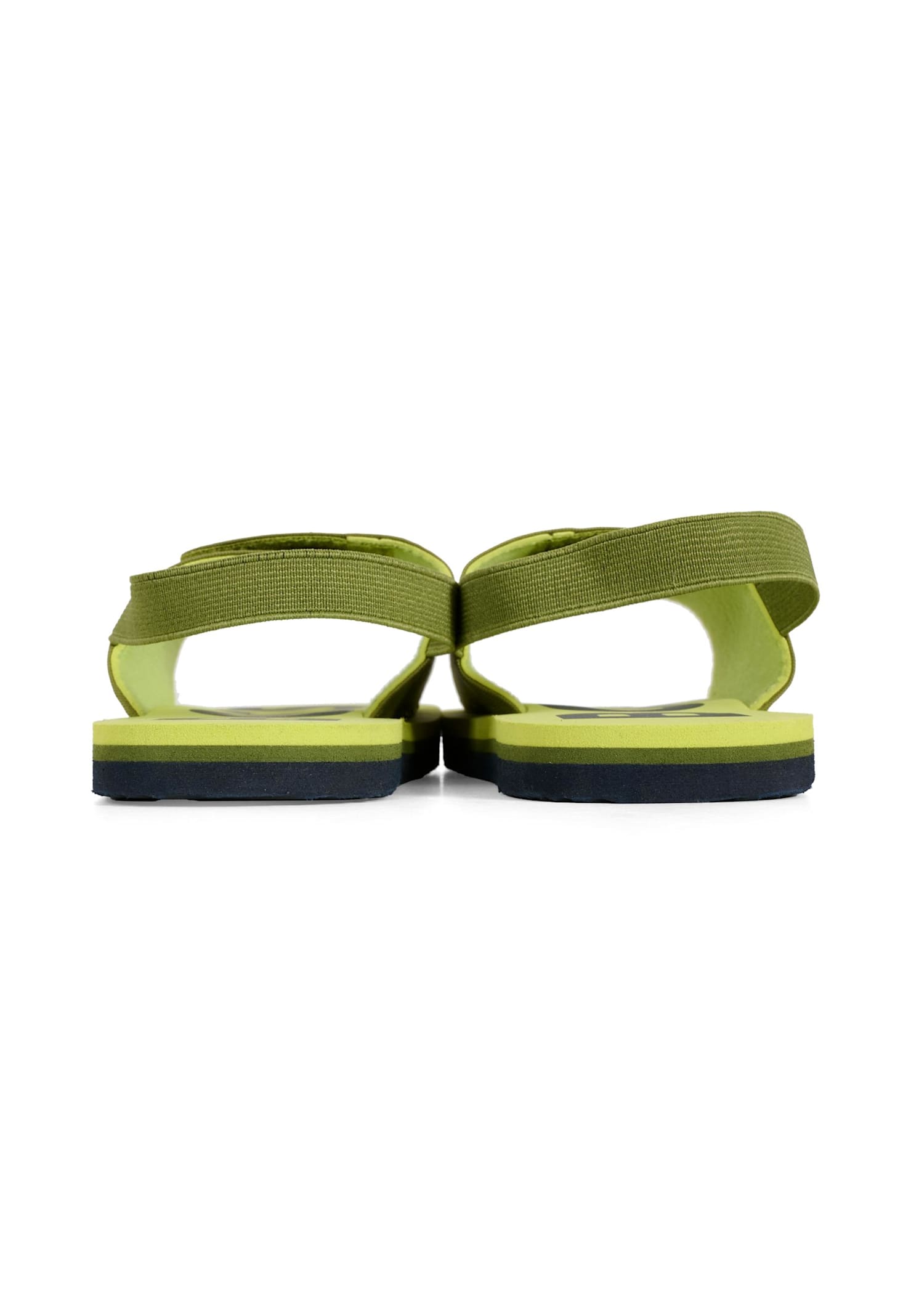 Hugo Boss Green Sandals For Baby Boy And Boy With Logo In Green
