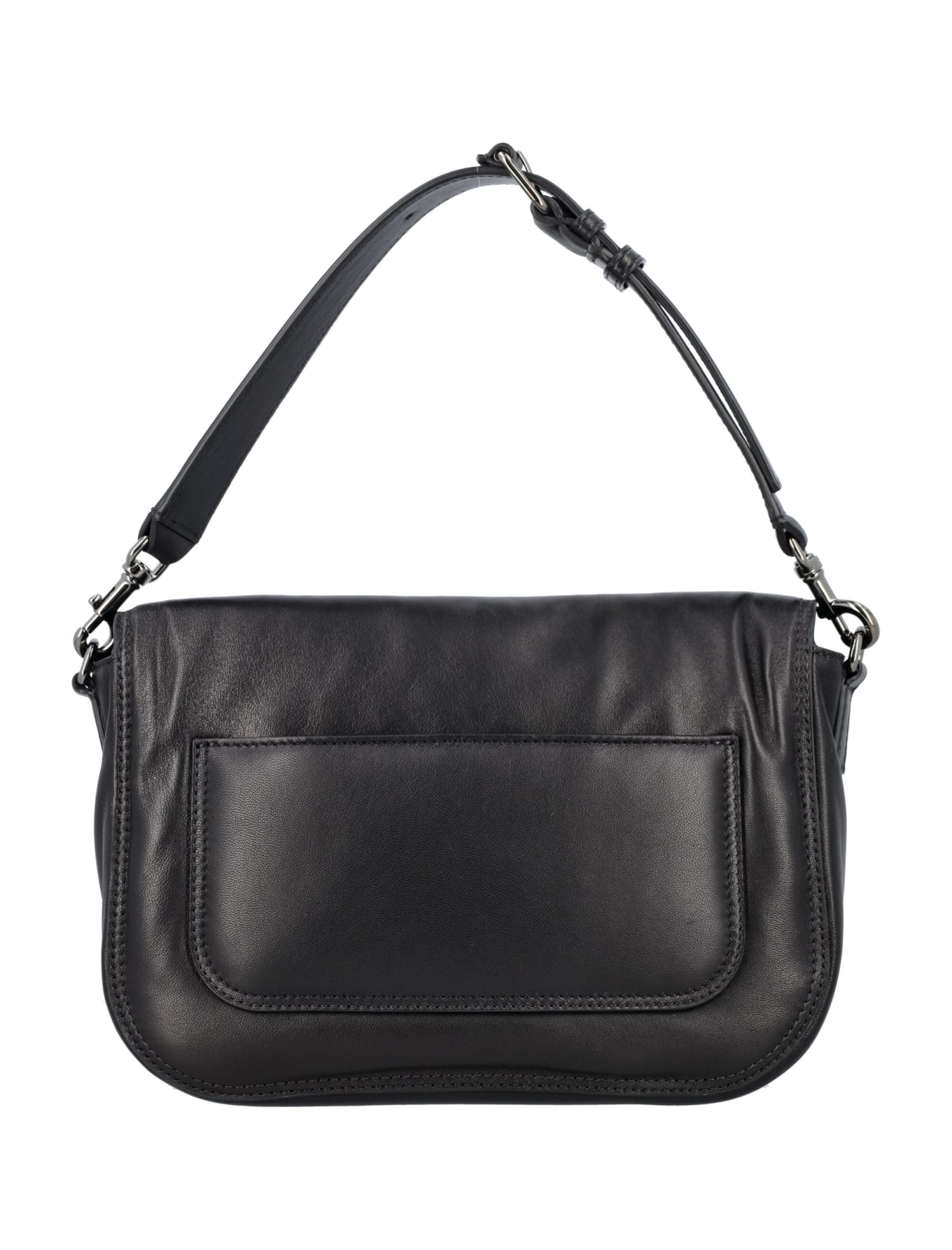 Shop Valentino All Time Shoulder Bag In Nero