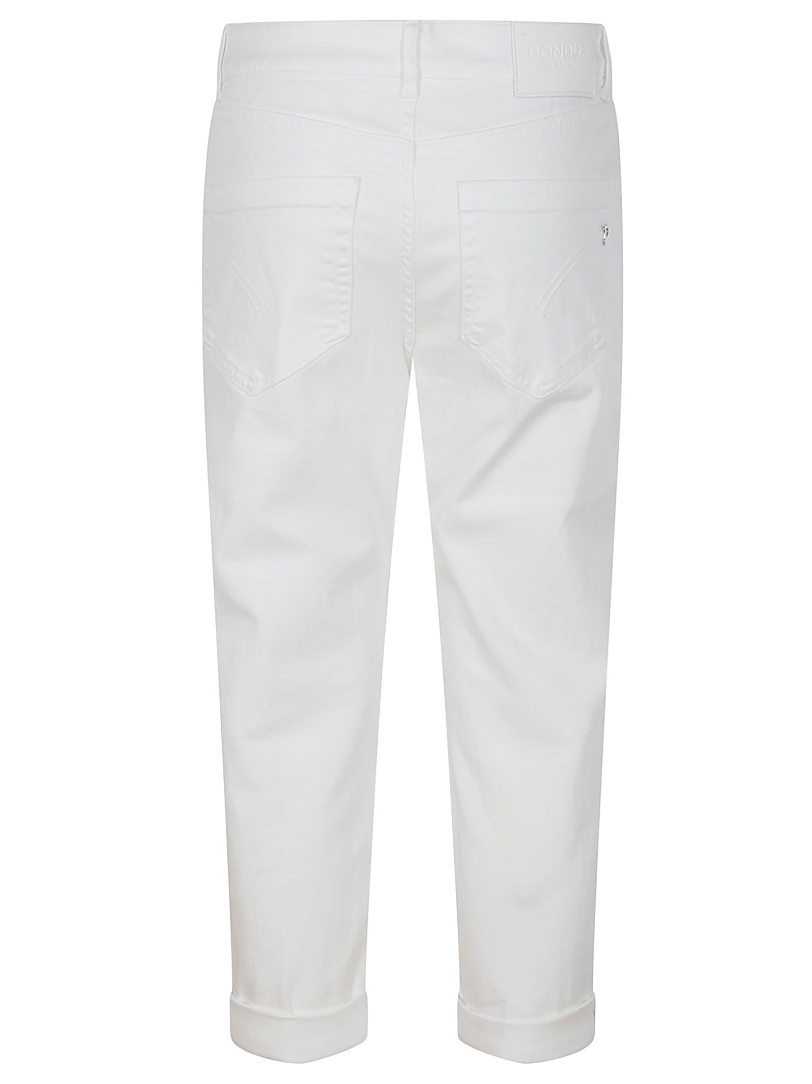 Dondup Jeans In Denim Mod.koons Gioiello In White