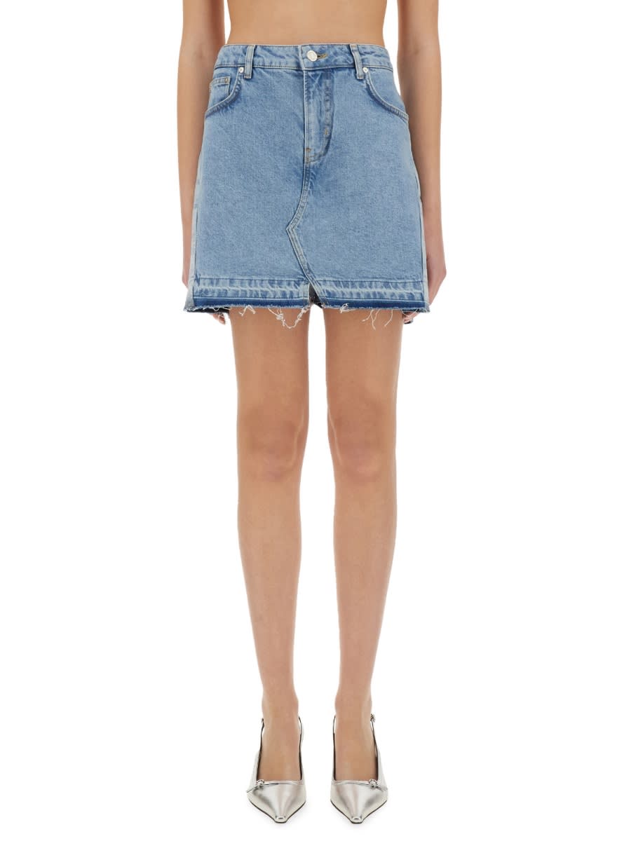 M05CH1N0 JEANS DENIM SHORTS