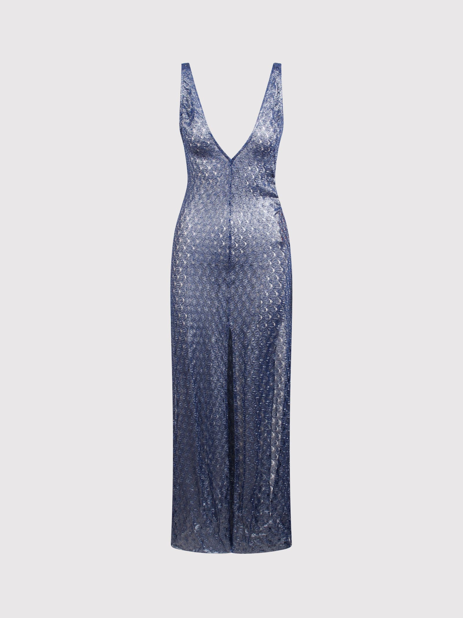 Shop Missoni Crochet-knit Lurex Maxi Dress