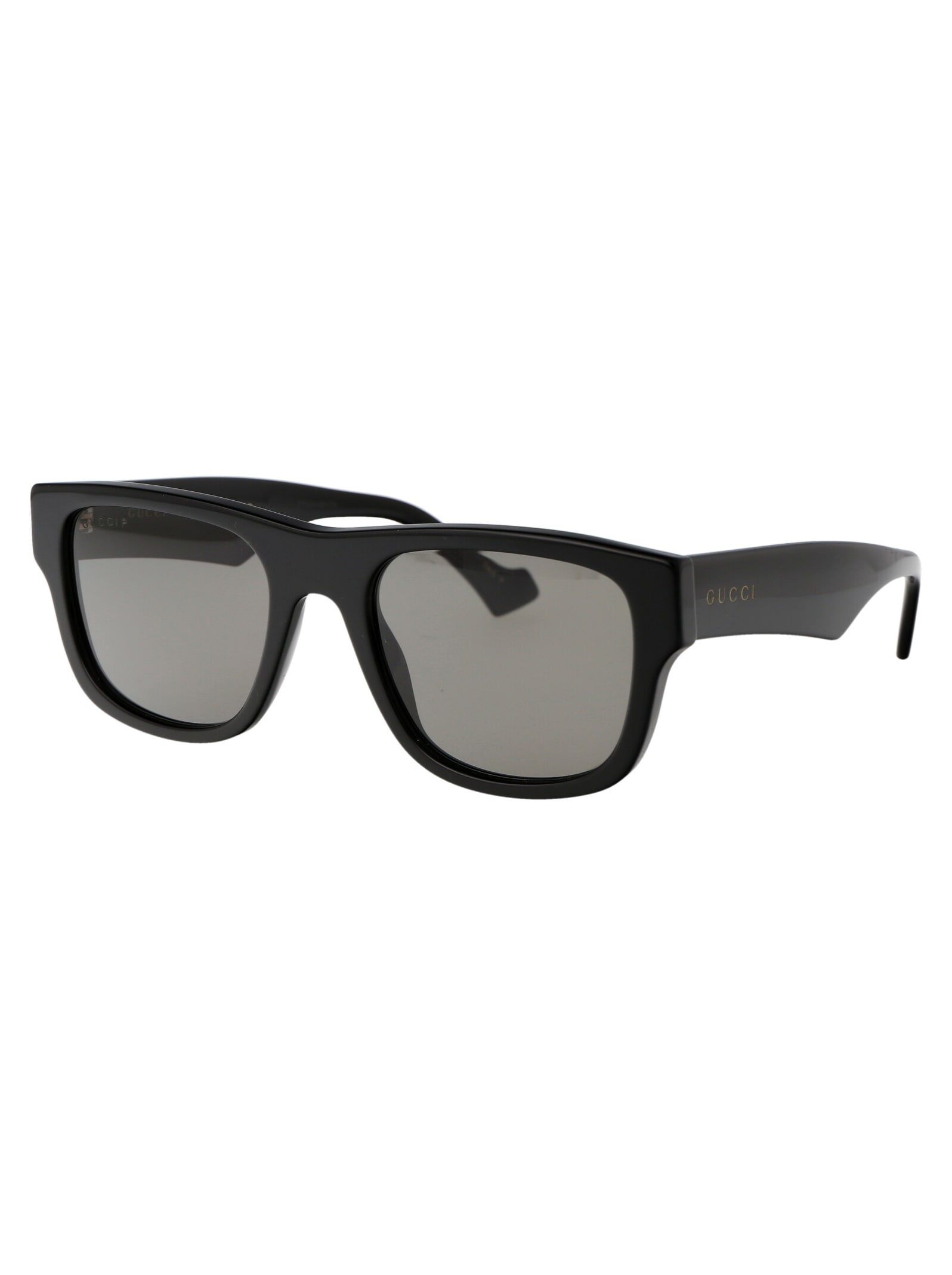 Shop Gucci Gg1427s Sunglasses In 002 Black Black Grey