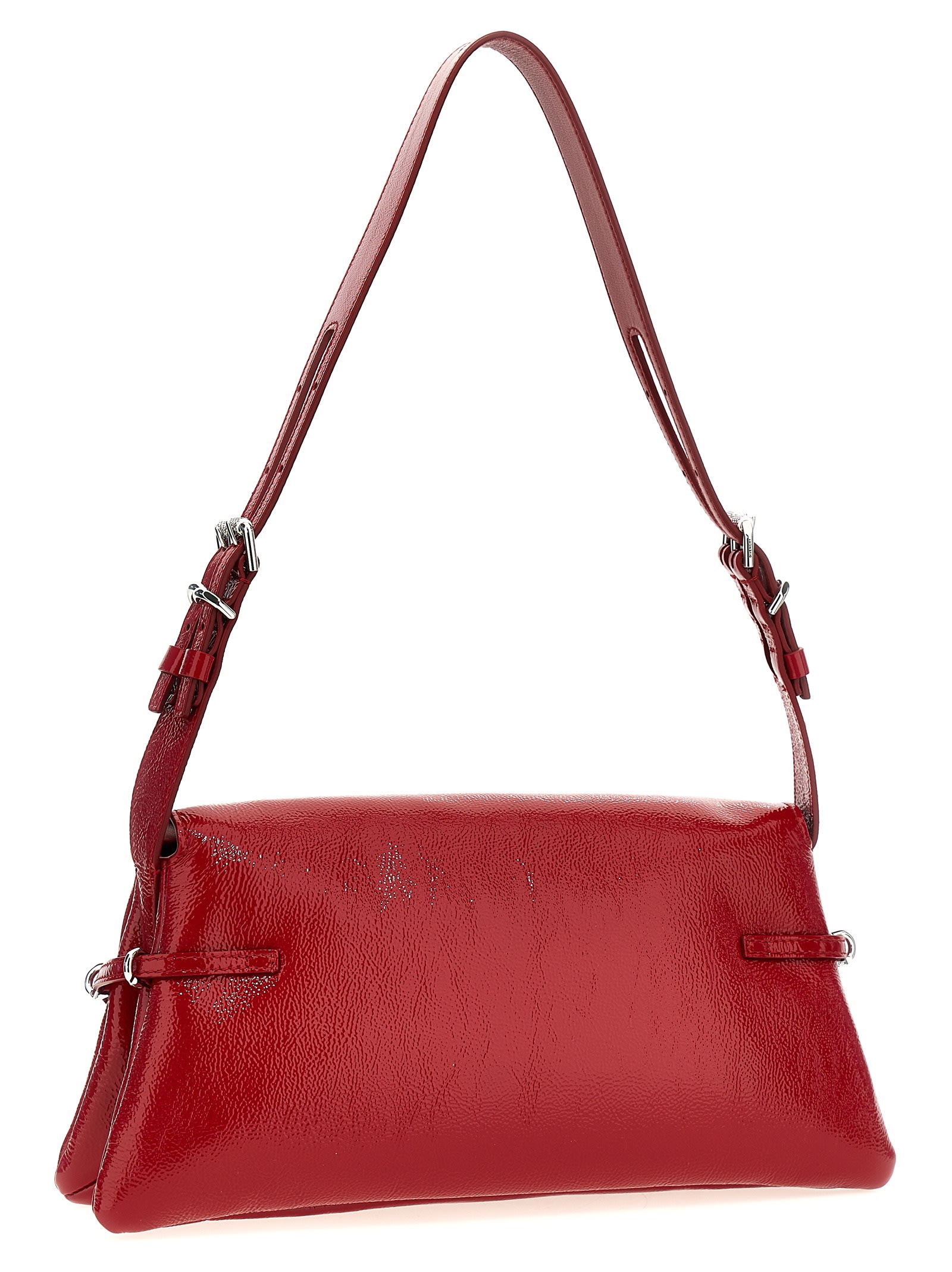 Shop Givenchy P Tit Voyou Small Shoulder Bag In Red