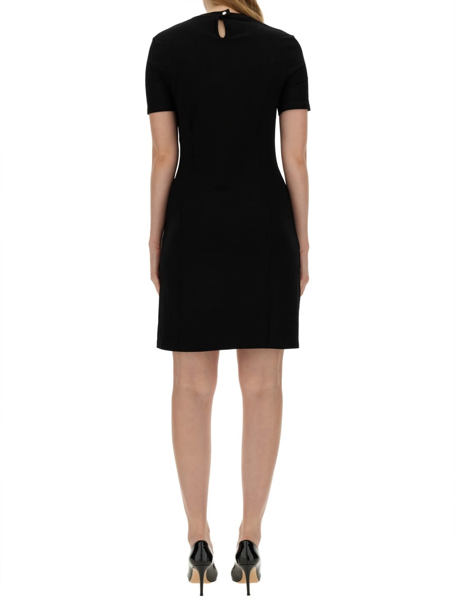 Shop Rabanne Mini Dress In Black
