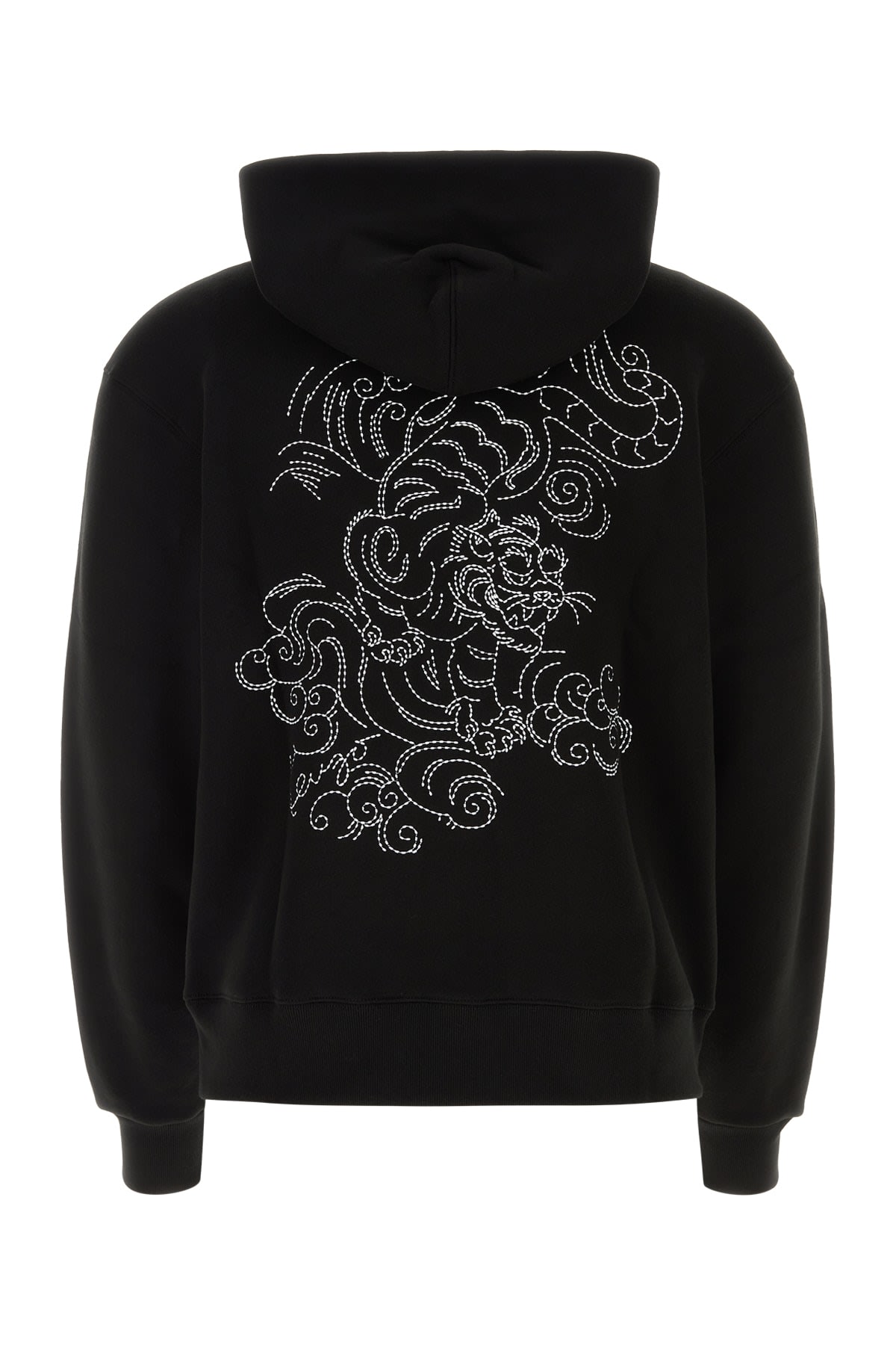 Shop Kenzo Gots Star Tiger Classic Hoodie In Noir