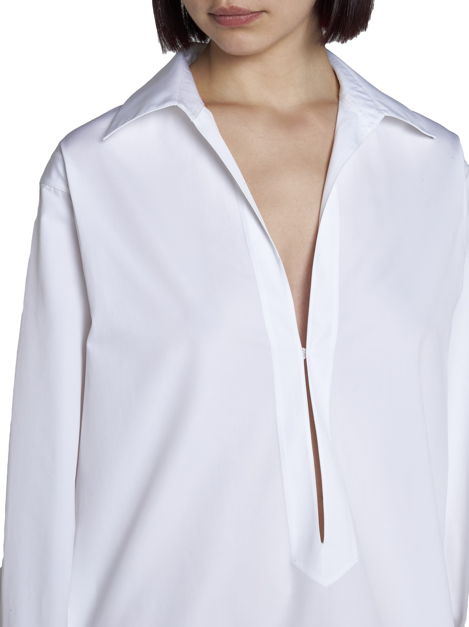 Shop Alaïa Shirt In White