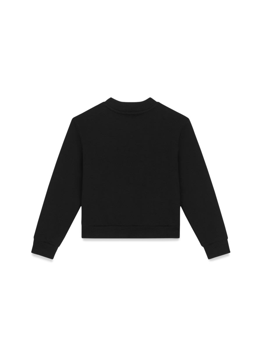 Shop Dolce & Gabbana Crewneck Sweatshirt ml In Black