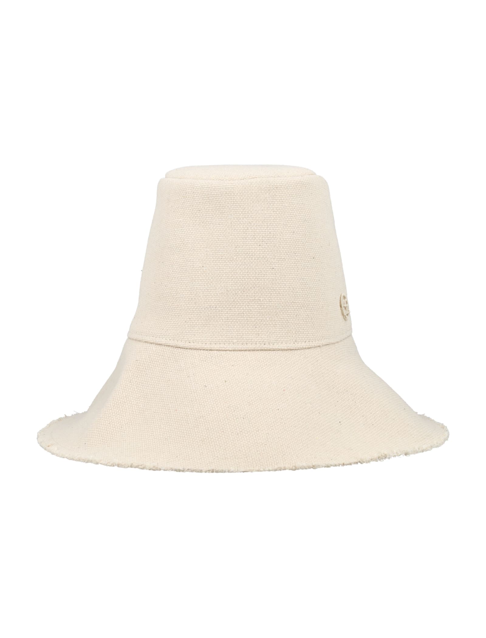 Ruslan Baginskiy Wide Brim Bucket Hat In Light Beige