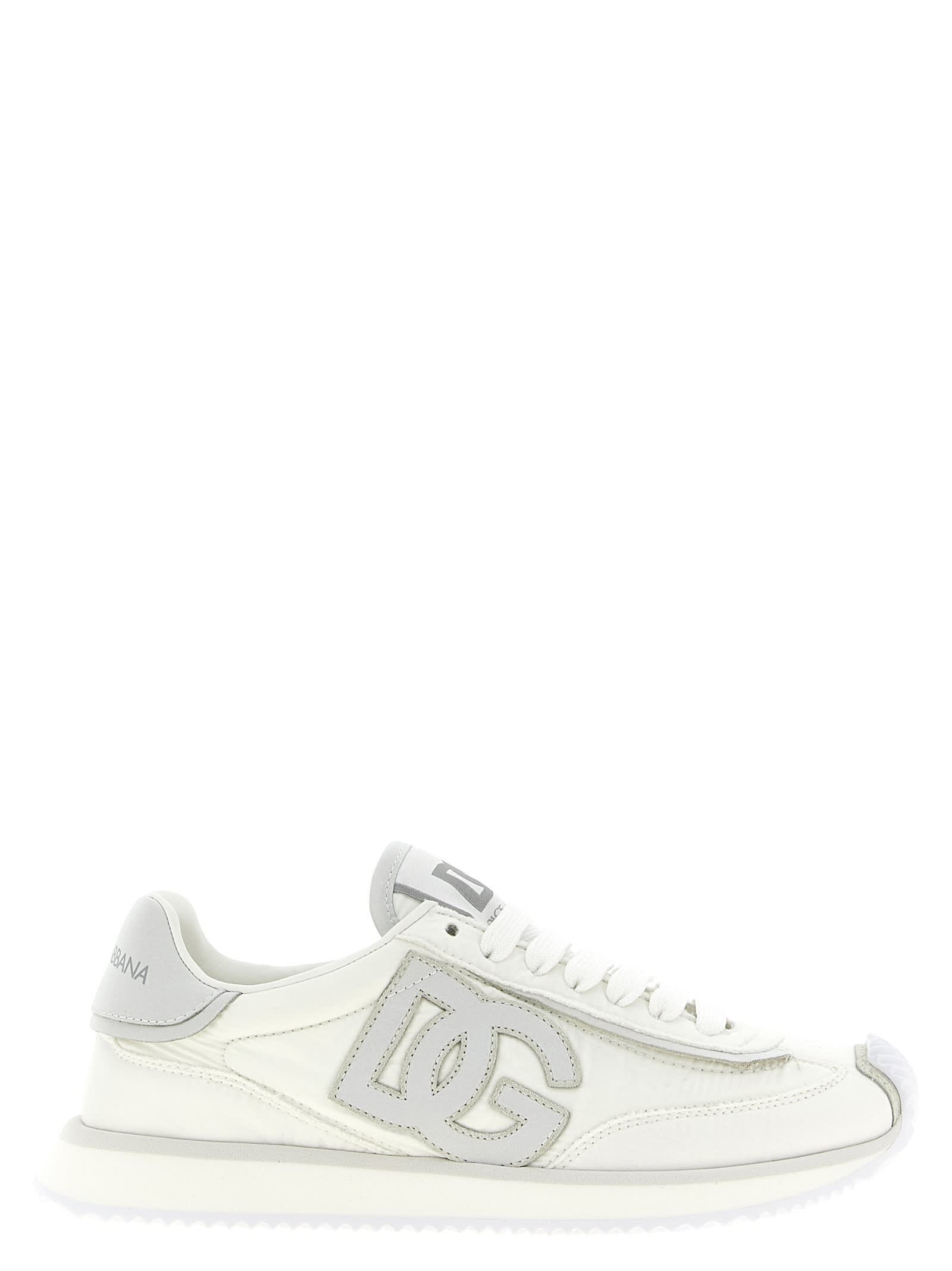 Dolce & Gabbana Dg Cushion Sneakers In Gray