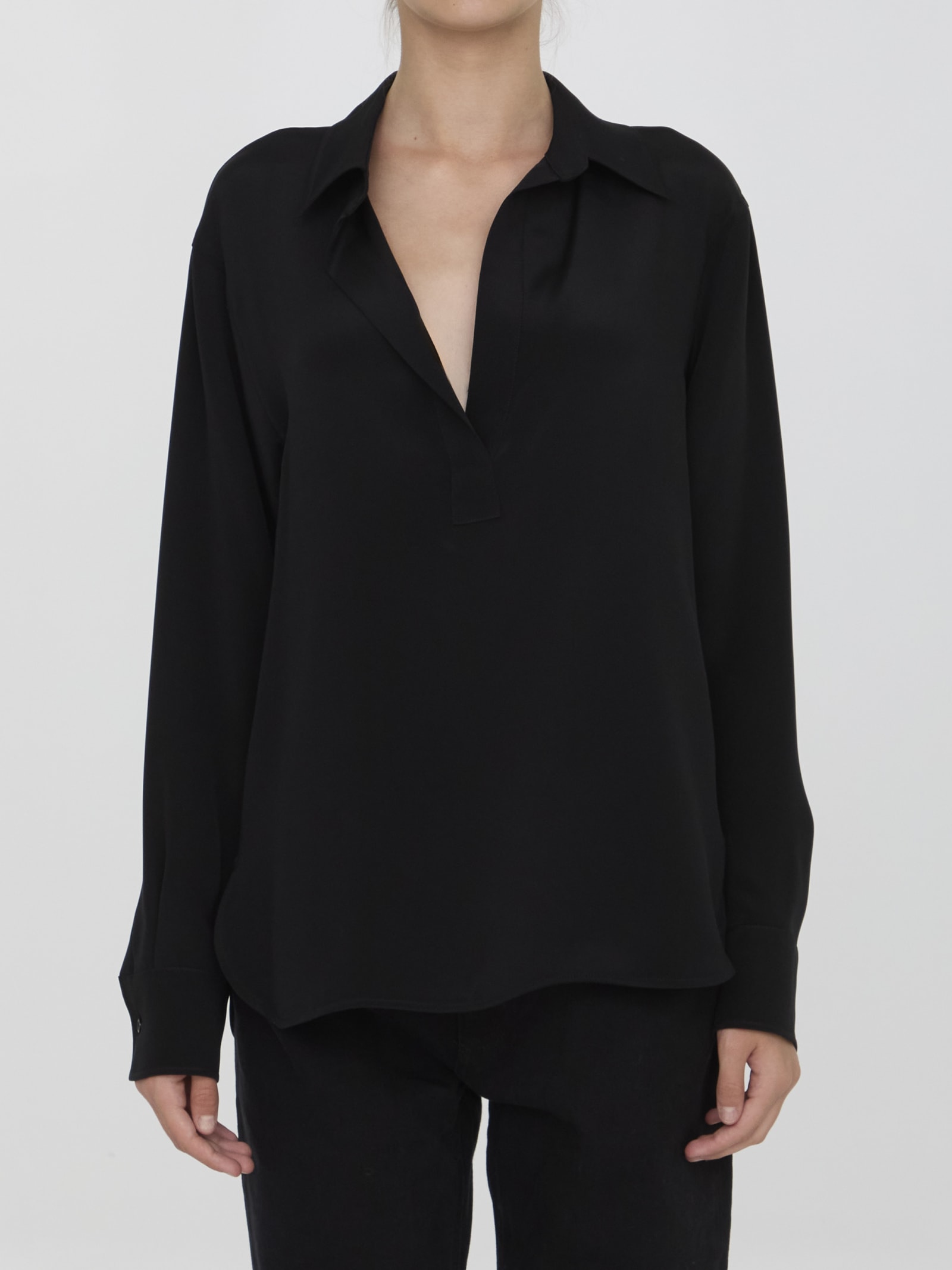 Shop Max Mara Zanzero Shirt In Black