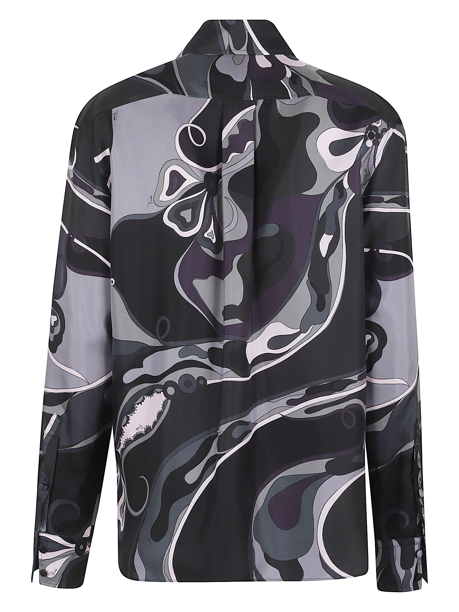 Pucci Camicia - Silk Twill In Black