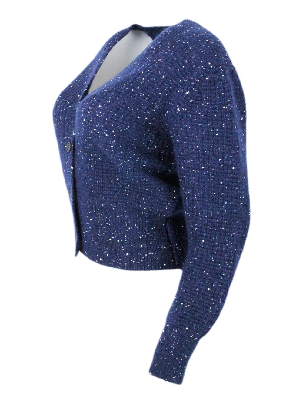 Shop Fabiana Filippi Sweater In Blue