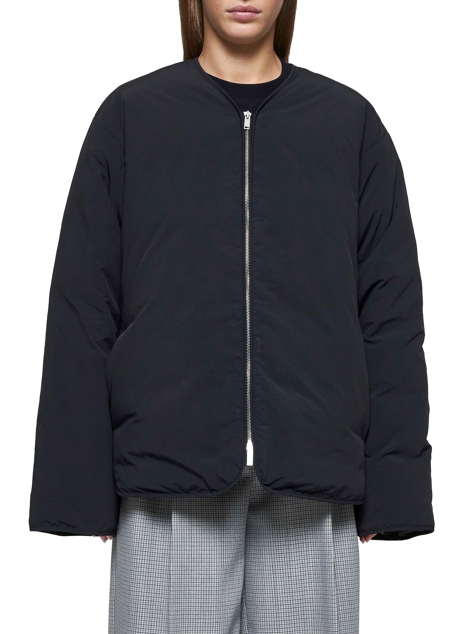 Shop Jil Sander Down Jacket In Black