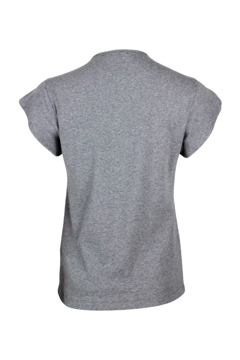 Shop Fabiana Filippi T-shirt In Grey