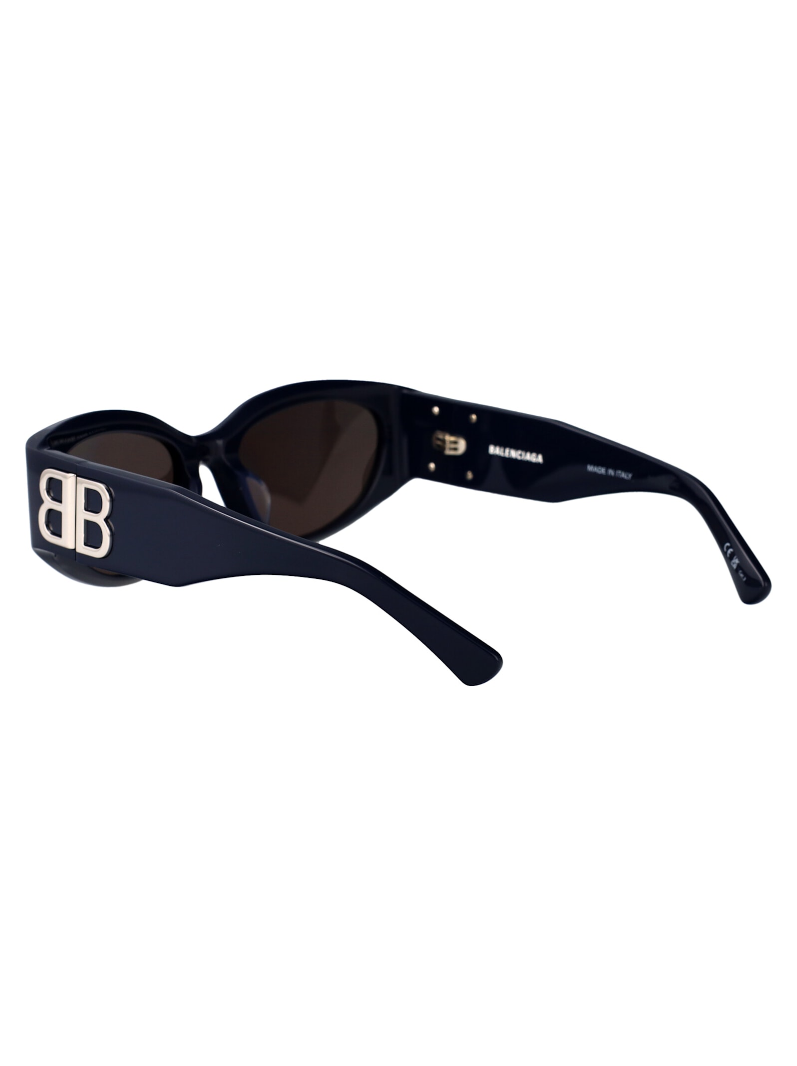 Balenciaga Feline Frame Tinted Sunglasses In Blue-blue-grey