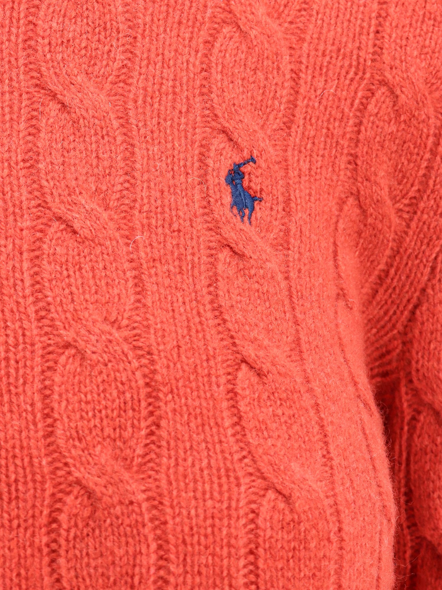 Shop Ralph Lauren Sweater In Faded Red