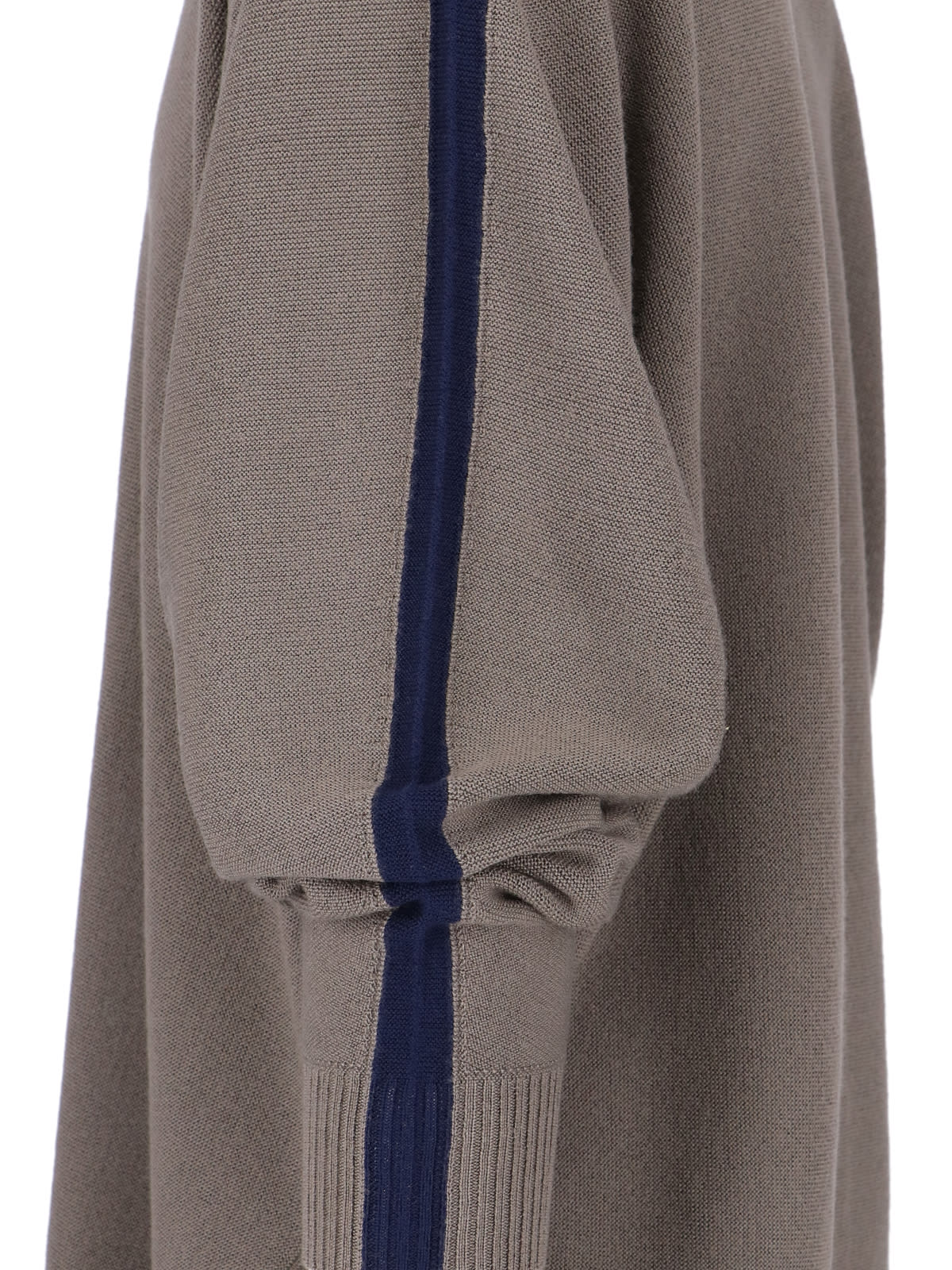 Issey Miyake Framework Knit Sweater In Gray