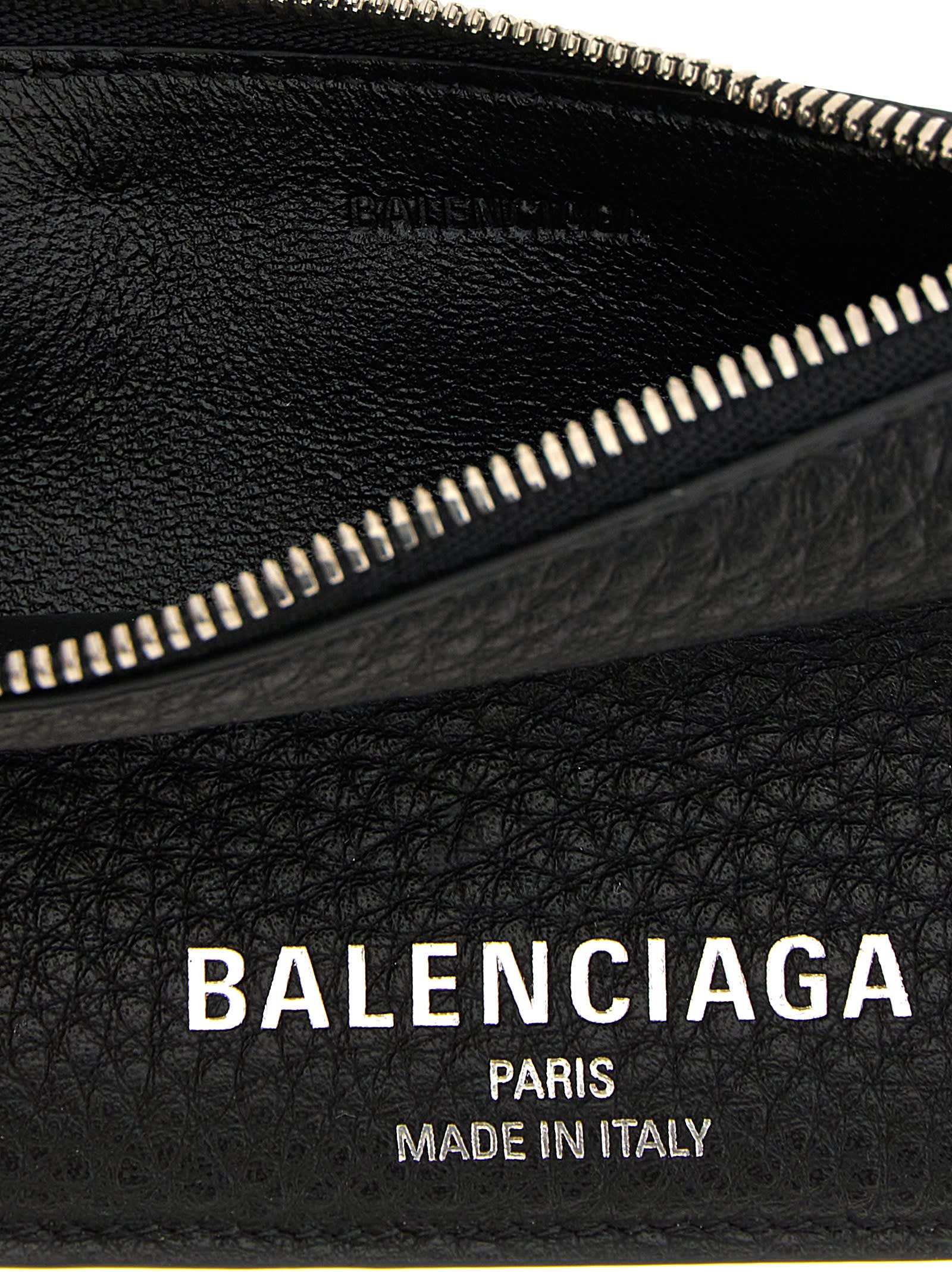 Balenciaga Credit Long Coin And Card Holder In Black