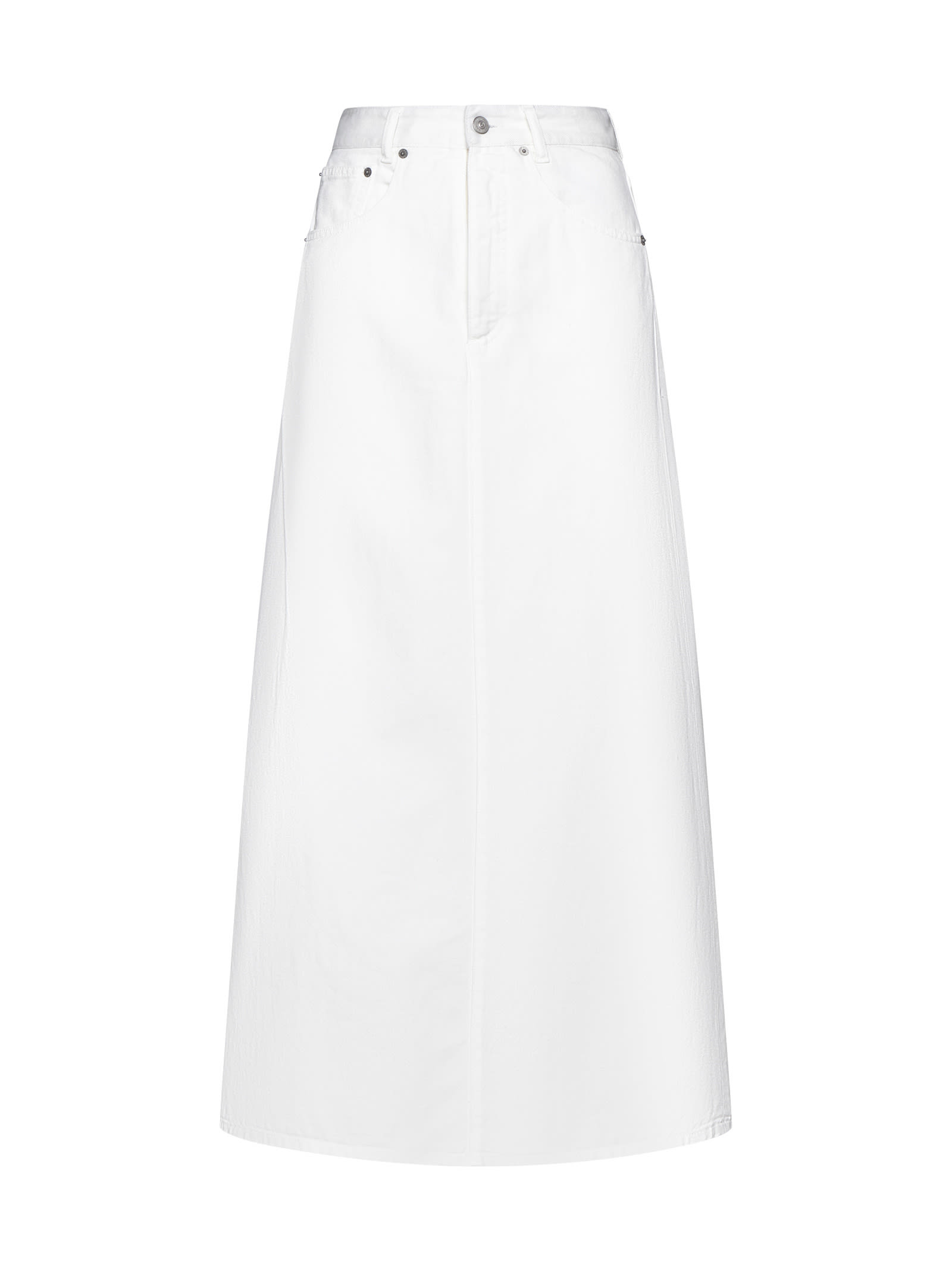 Mm6 Maison Margiela Skirt In Off White