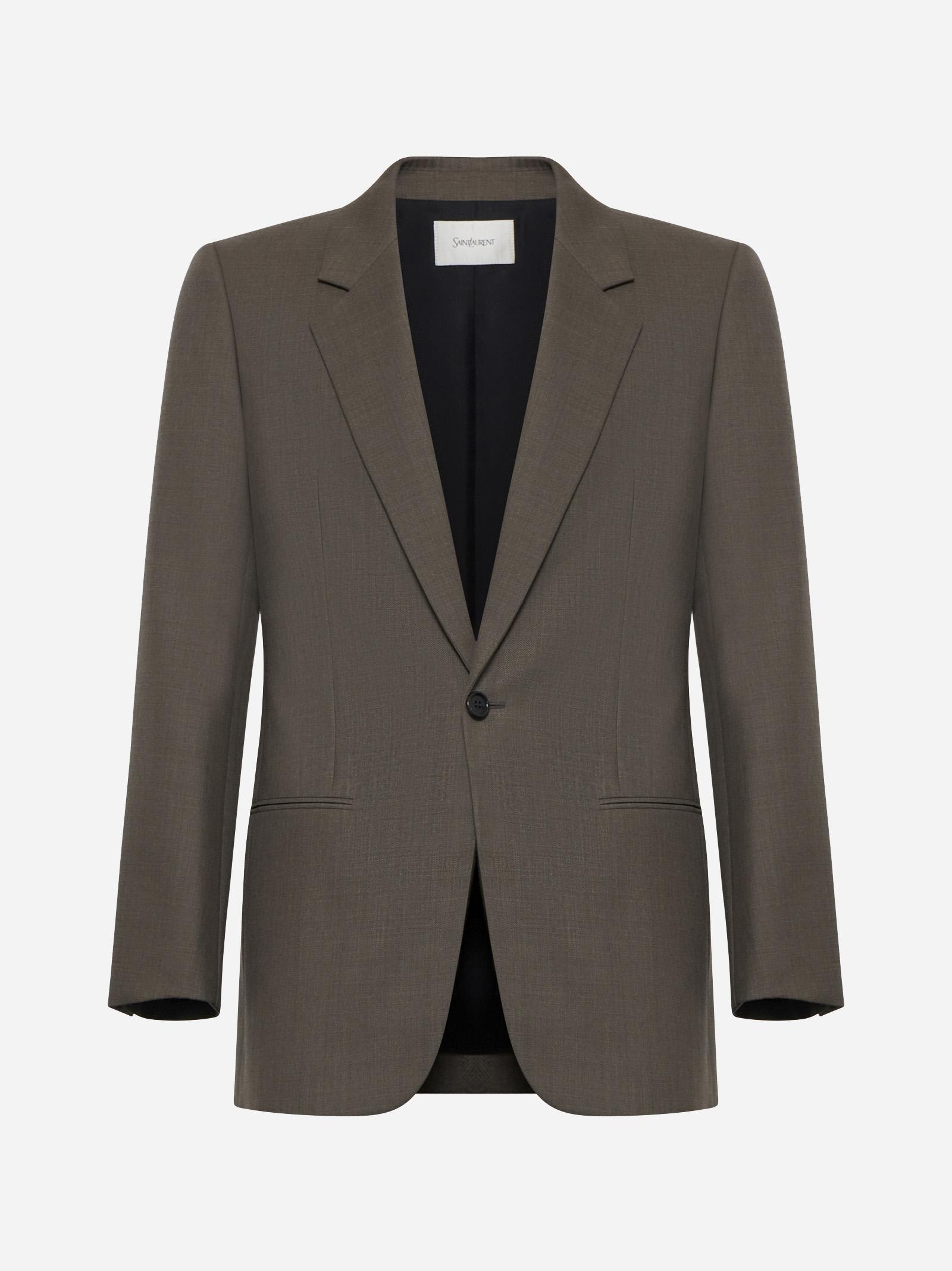 Single-breasted Wool Blazer