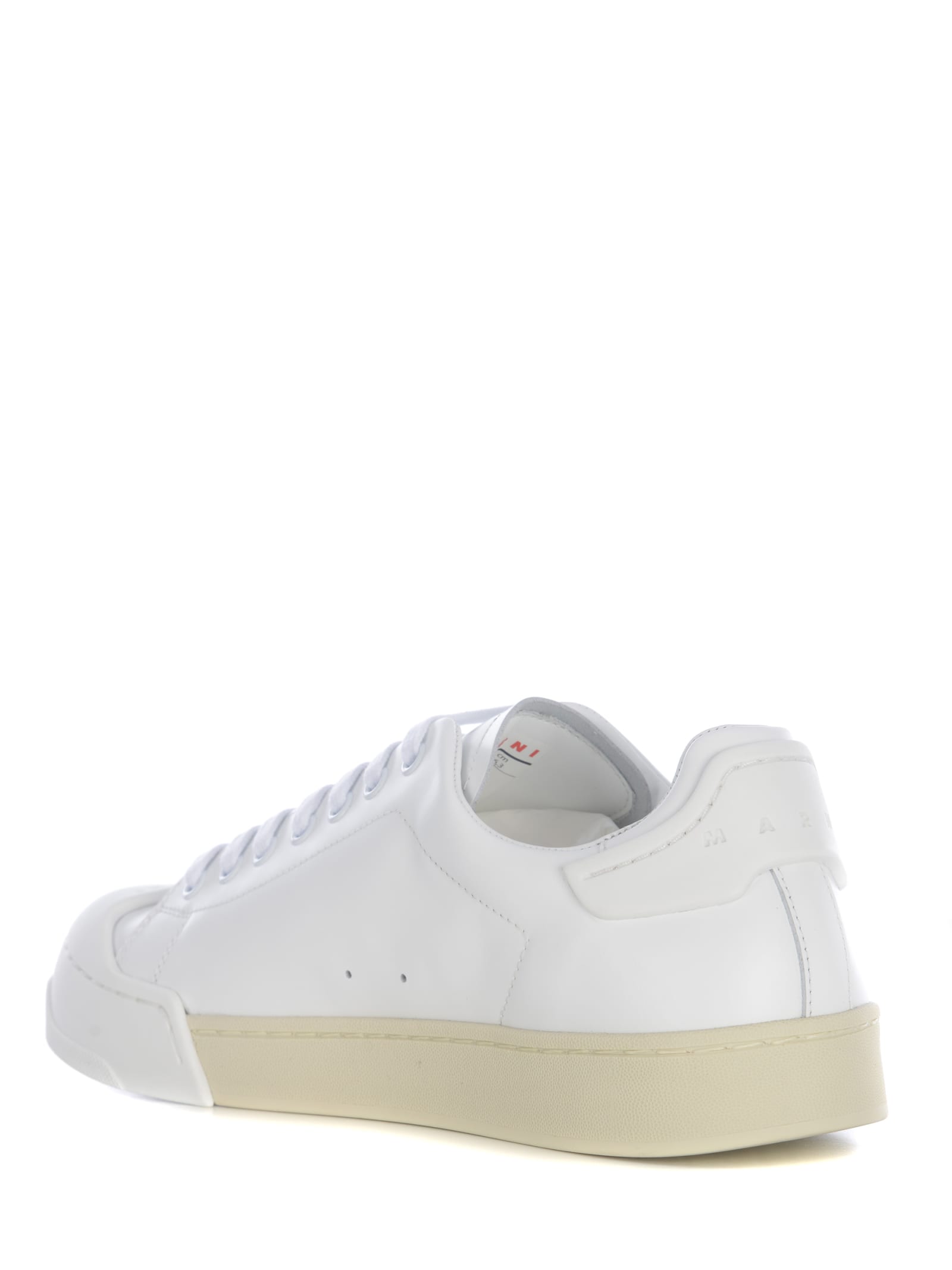 Shop Marni Sneakers  Dada Made Of Nappa In Bianco