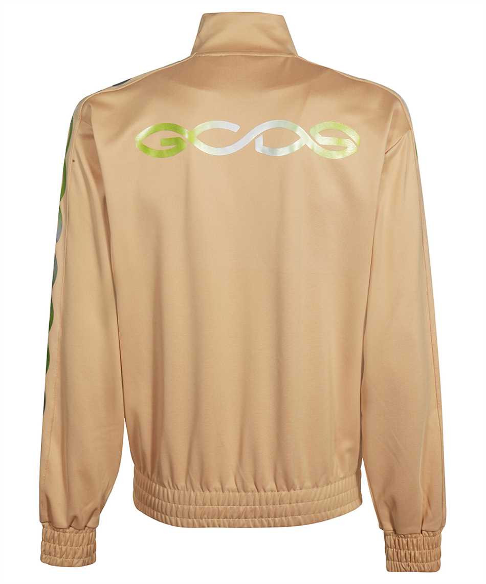 Gcds Techno Fabric Sweatshirt In Brown