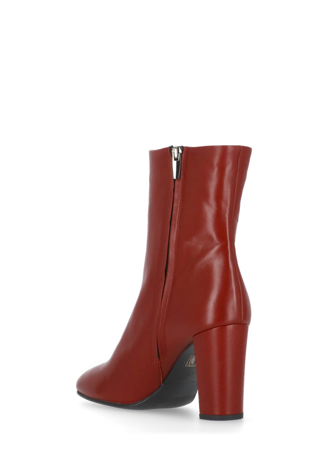 Shop Julie Dee Leather Boots In Bordeaux