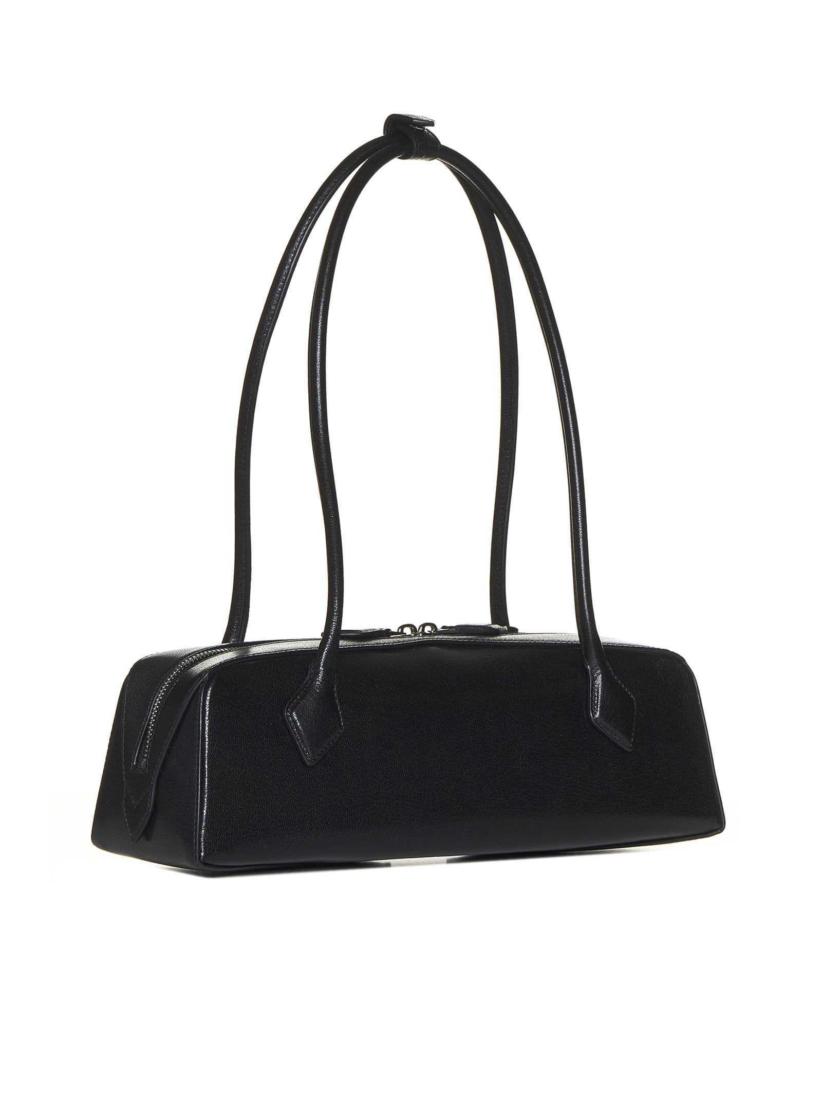 Alaïa Alaia Women Teckel Medium Leather Shoulder Bag In Black